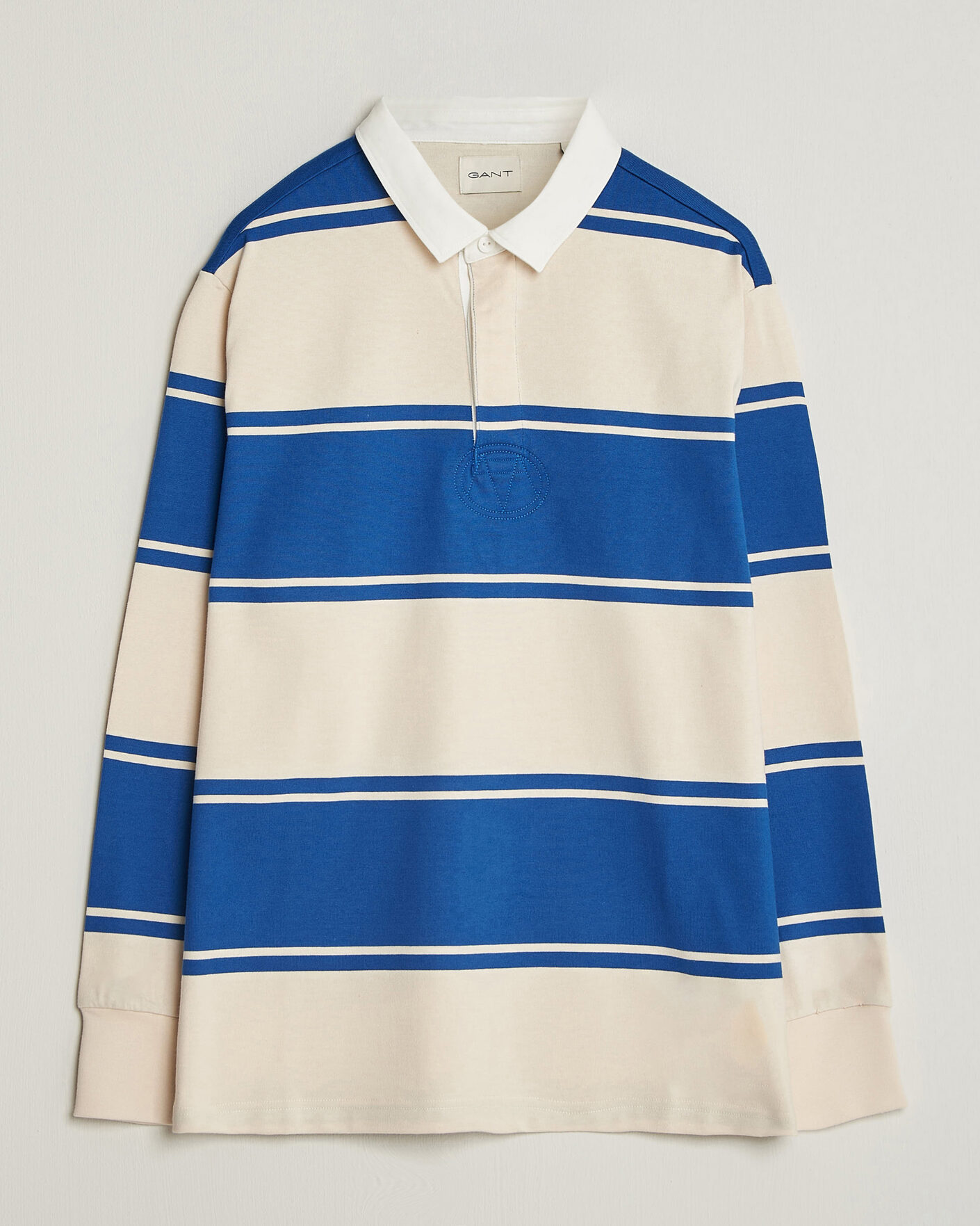 Uomini | Maglieria | Gant | Striped Rugger Nautical Blue