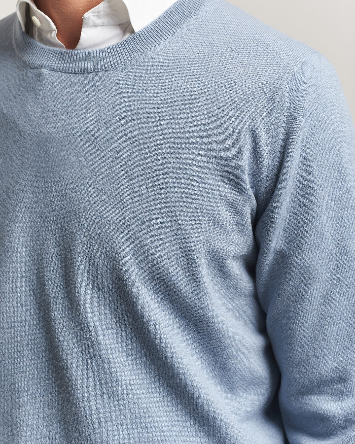 Uomini | Maglieria | Brunello Cucinelli | 2 Ply Cashmere Pullover Denim Blue