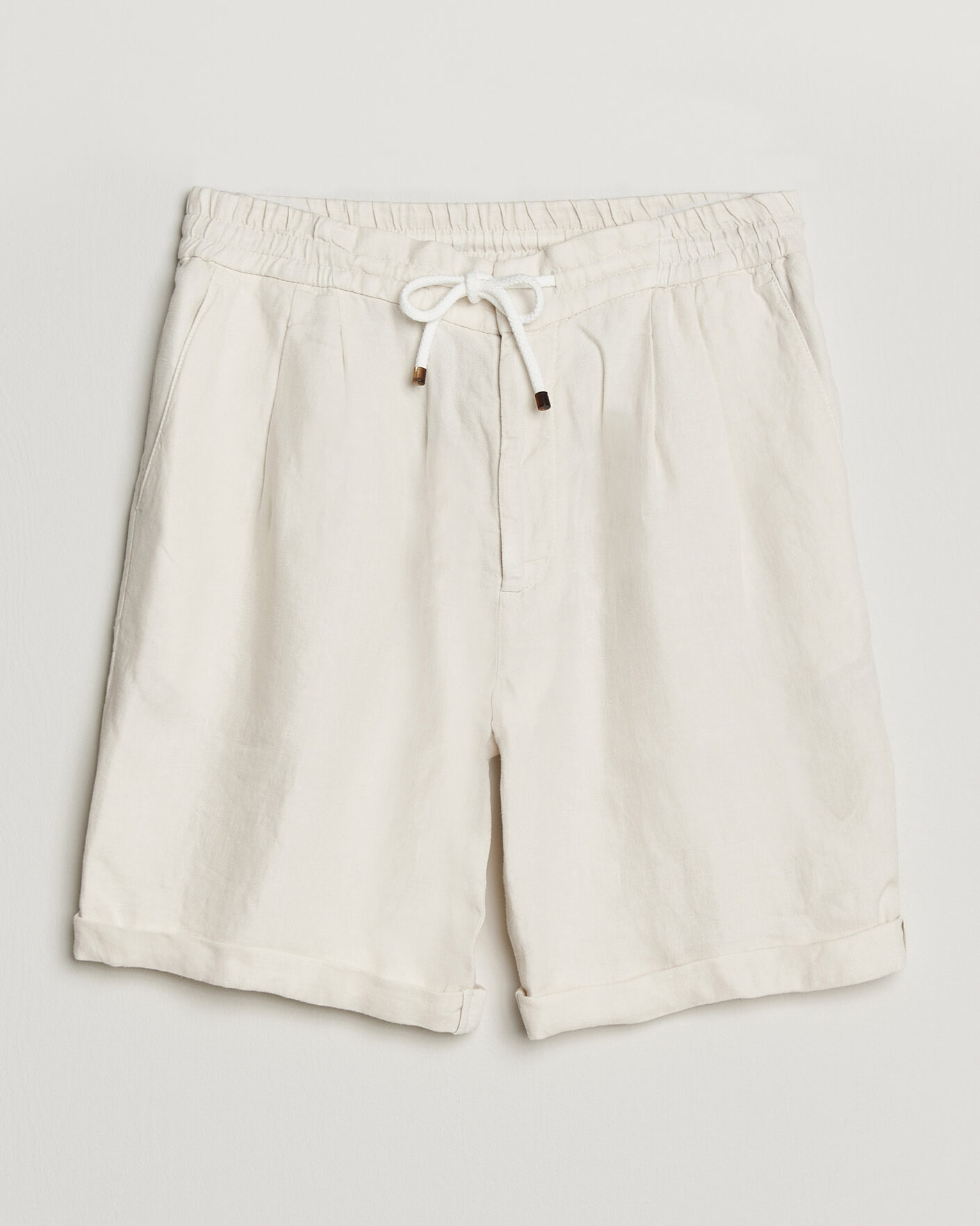 Uomini | Pantaloncini | Brunello Cucinelli | Drawstring Shorts Off White