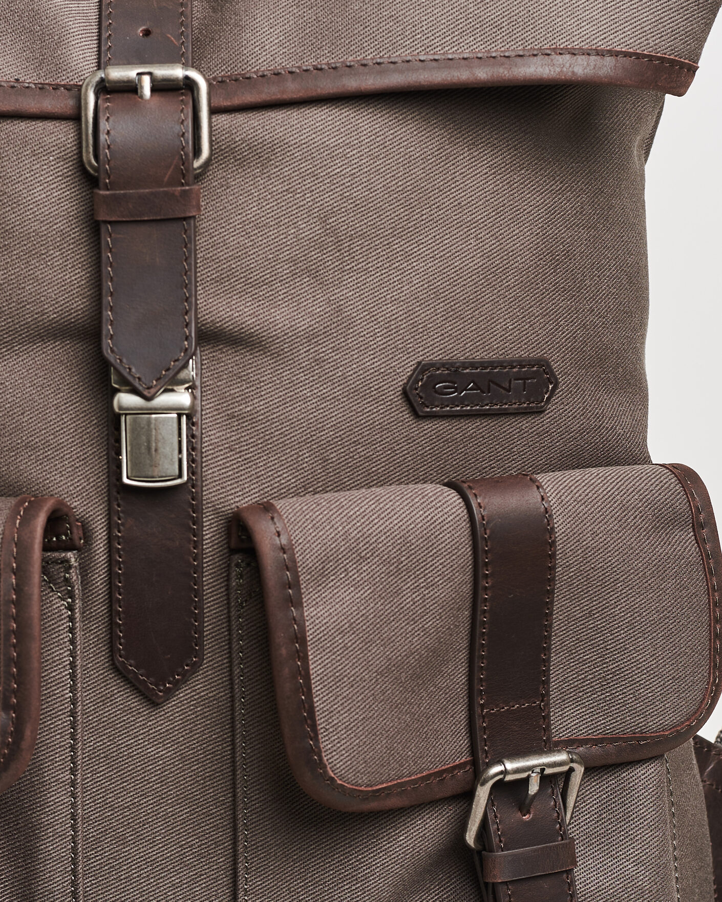 Uomini | Borse | Gant | Modern Premium Canvas Backpack Faded Taupe