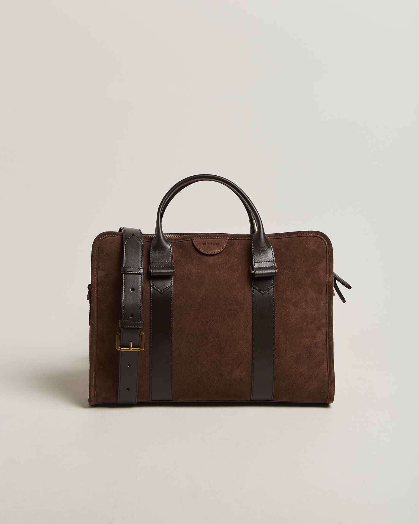 Uomini | Borse | Gant | Suede Commuter Bag Soil Brown