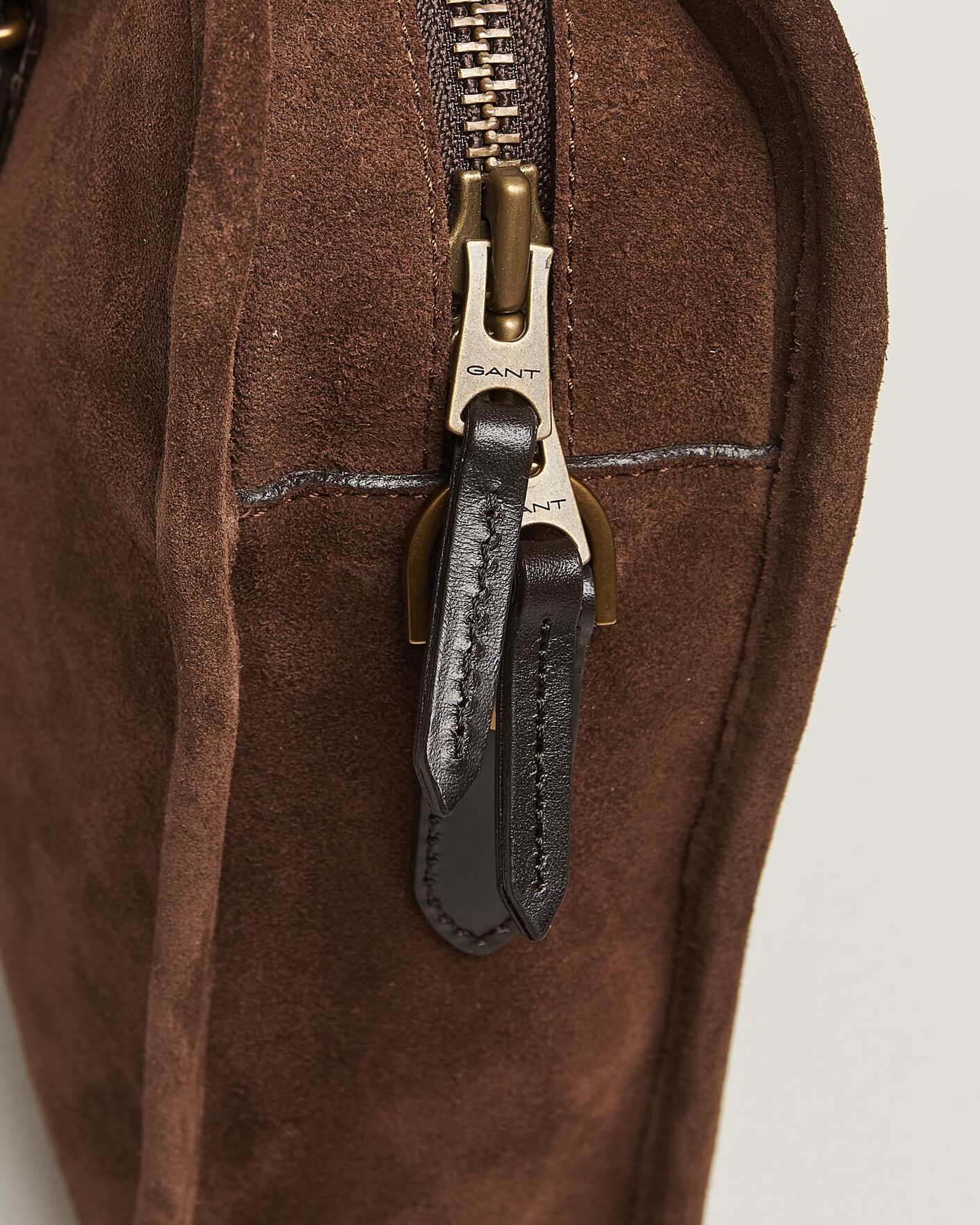 Uomini | Borse | Gant | Suede Commuter Bag Soil Brown