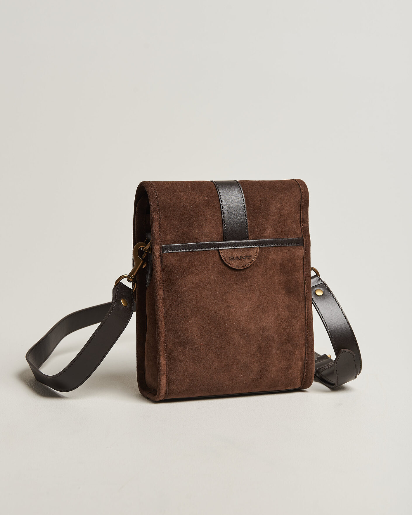 Uomini | Borse | Gant | Suede Shoulder Bag Soil Brown