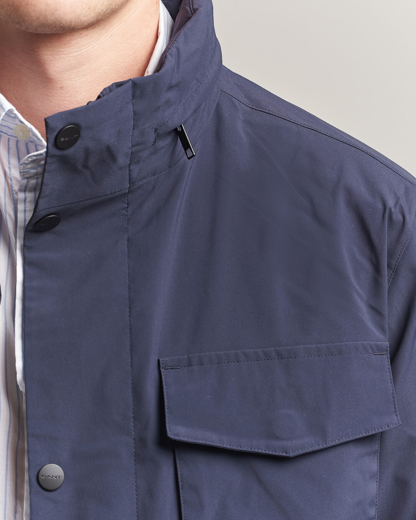 Uomini | Giacche | Gant | Lightweight 4-Pocket Field Jacket Evening Blue