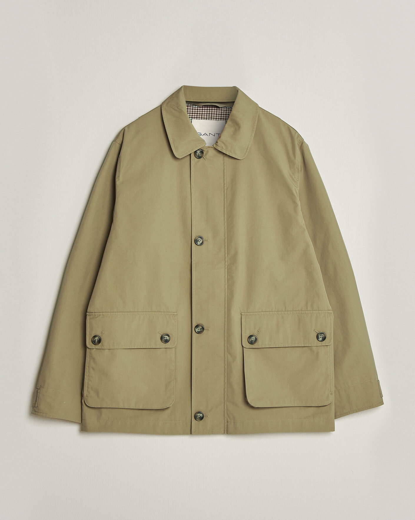 Uomini | Giacche | Gant | Cotton Barn Jacket Light Taupe