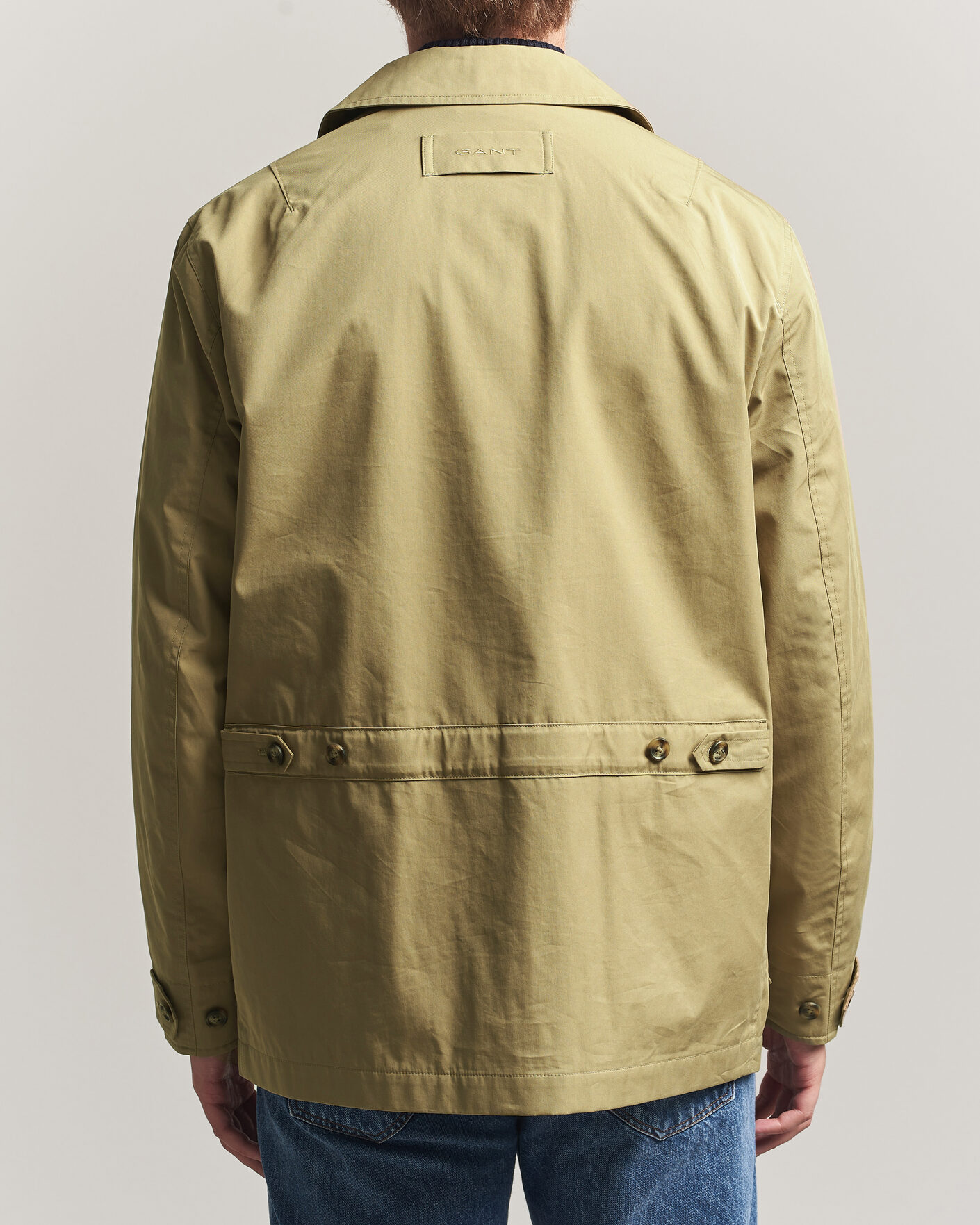 Uomini | Giacche | Gant | Cotton Barn Jacket Light Taupe