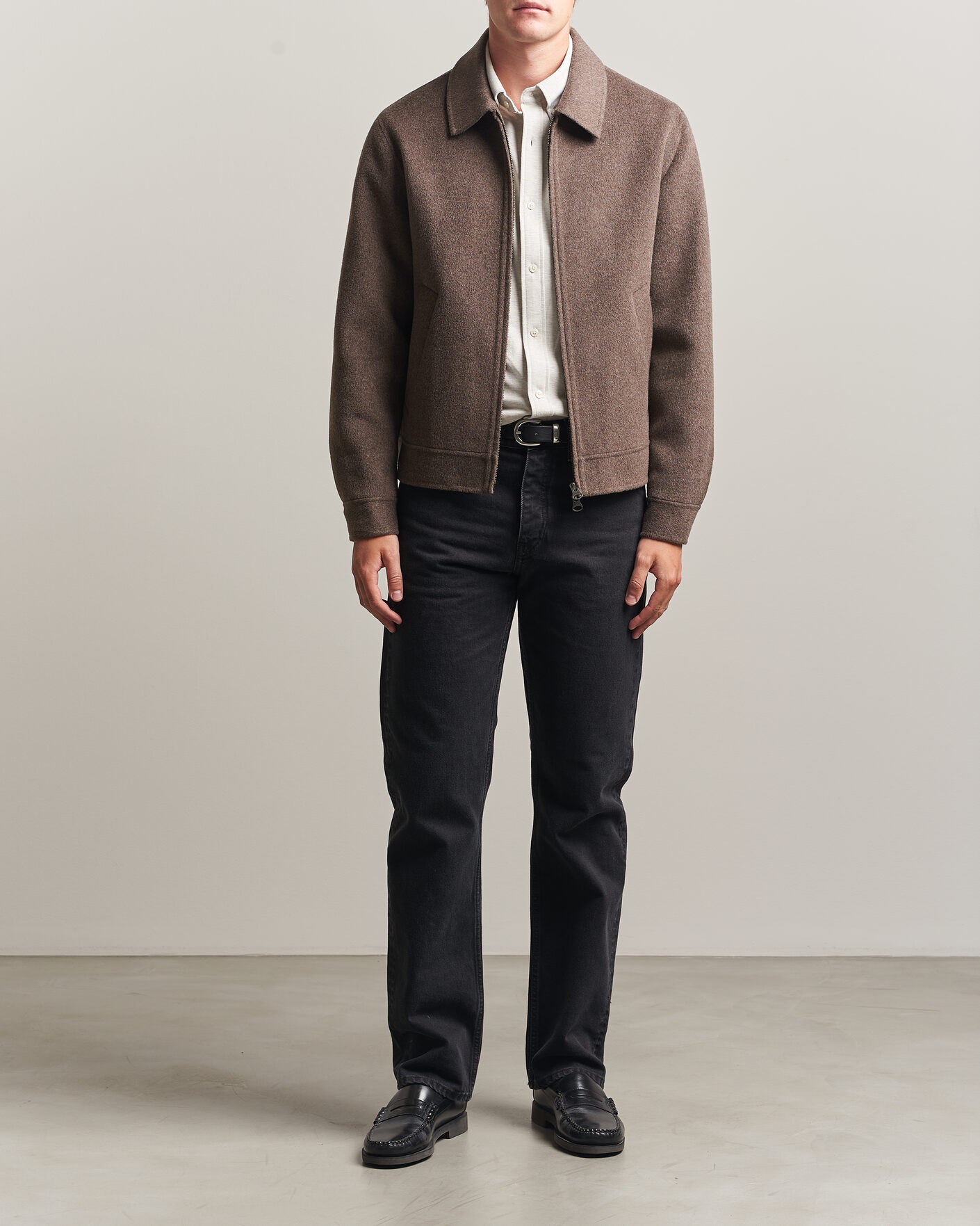 Uomini | Giacche | Gant | Handstitched Wool/Cashmere Jacket Shadow Brown