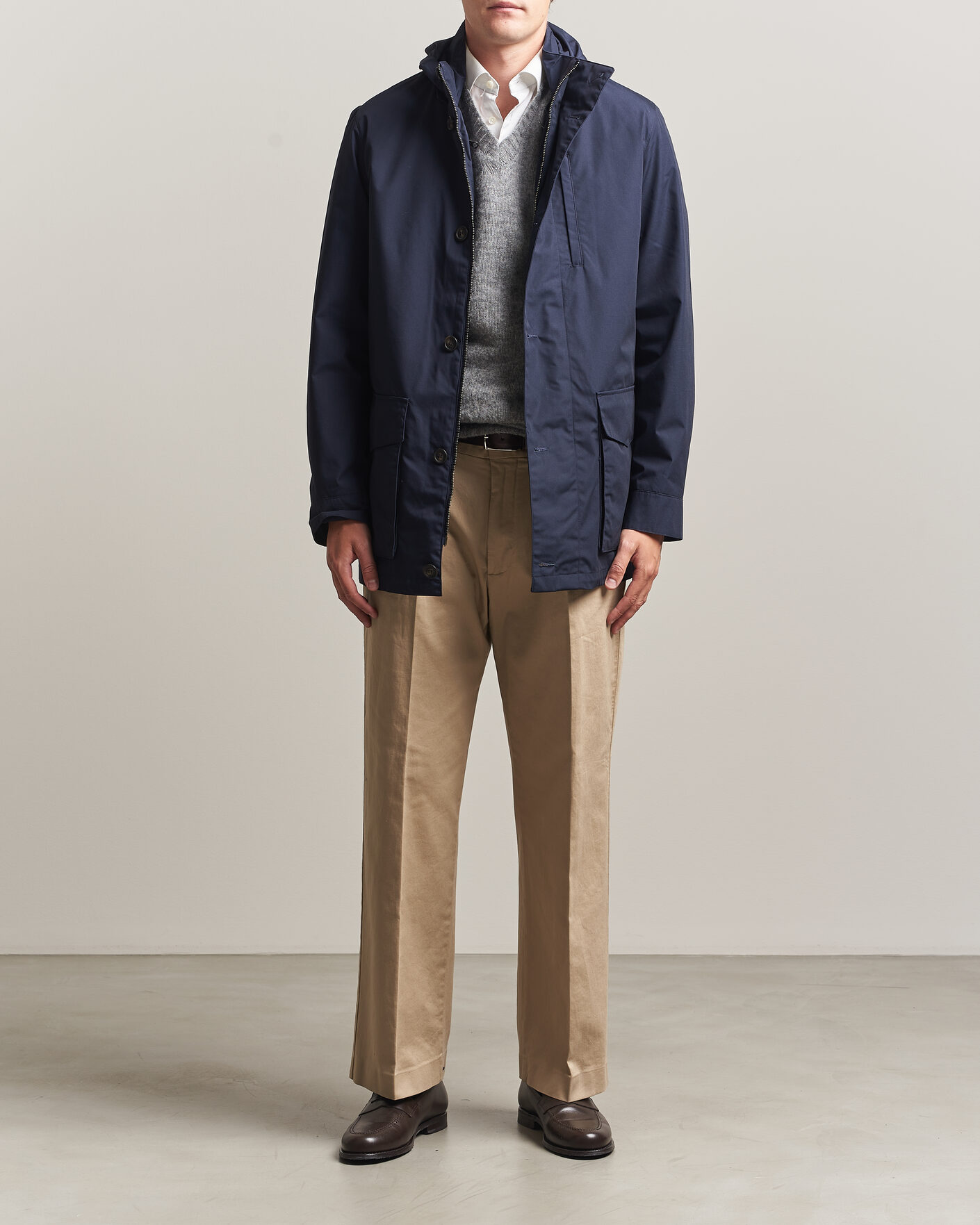 Uomini | Giacche | Gant | Double Jacket Evening Blue