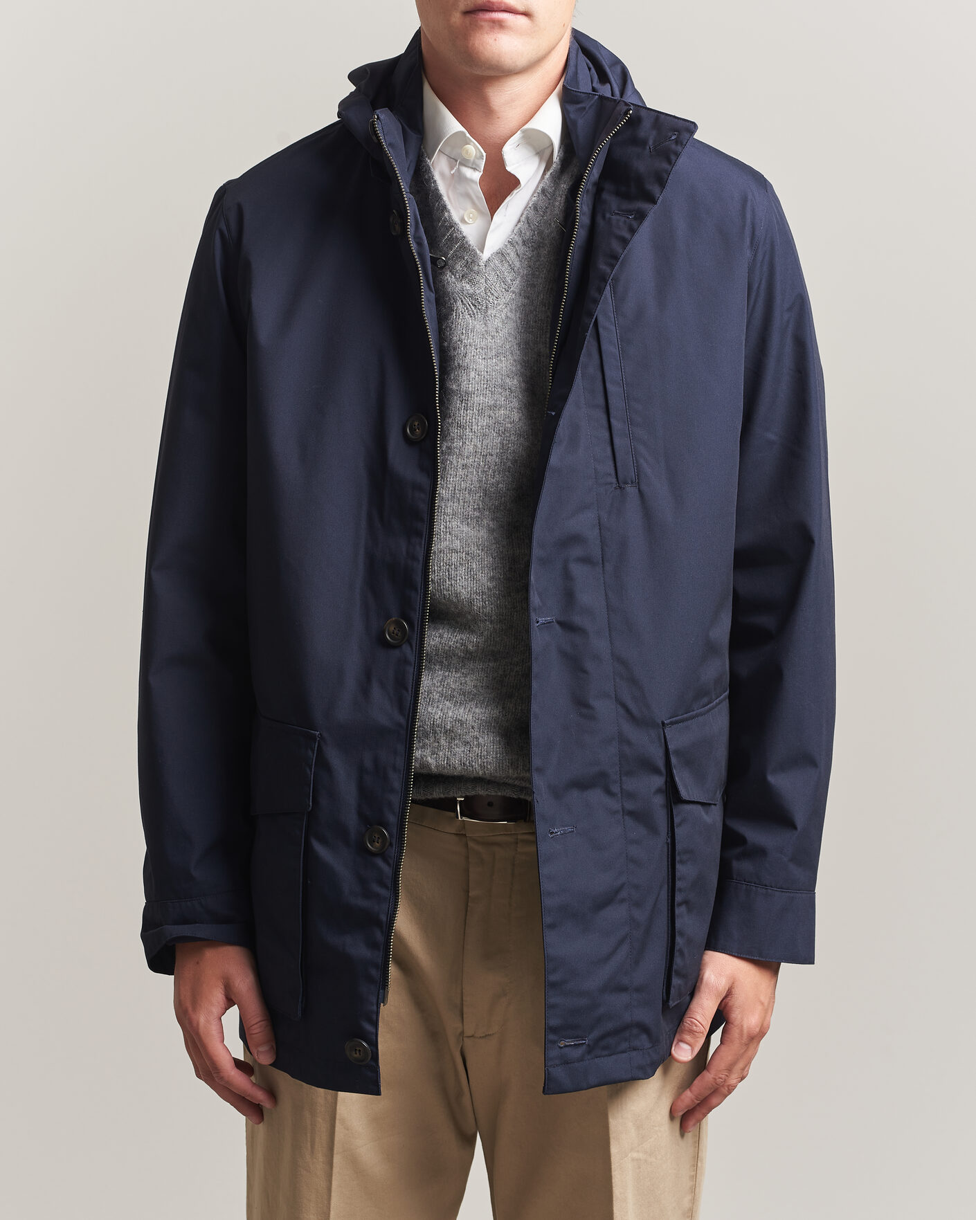 Uomini | Giacche | Gant | Double Jacket Evening Blue