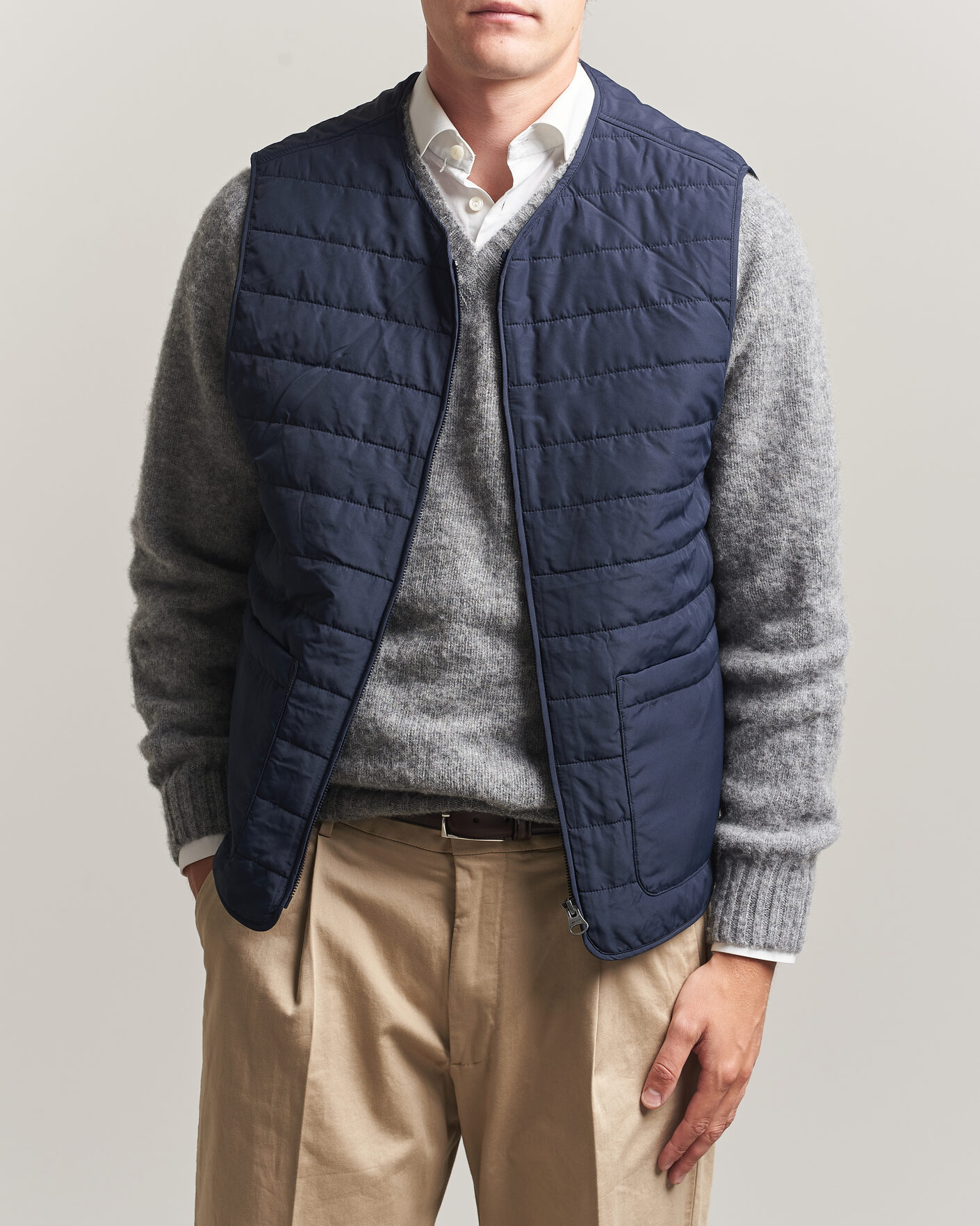 Uomini | Giacche | Gant | Double Jacket Evening Blue