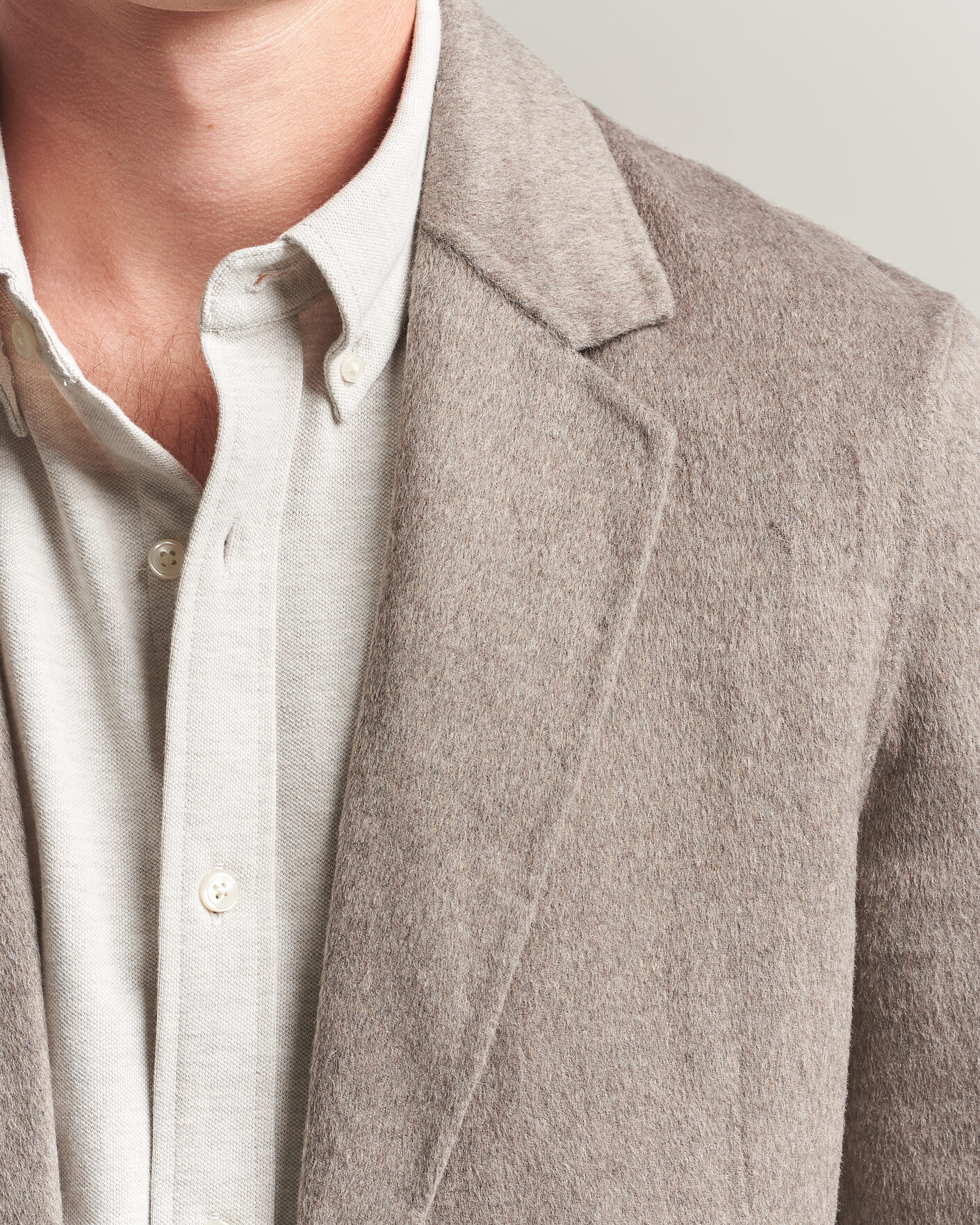 Uomini | Blazers | Gant | Handstitched Unlined Blazer Mist Taupe