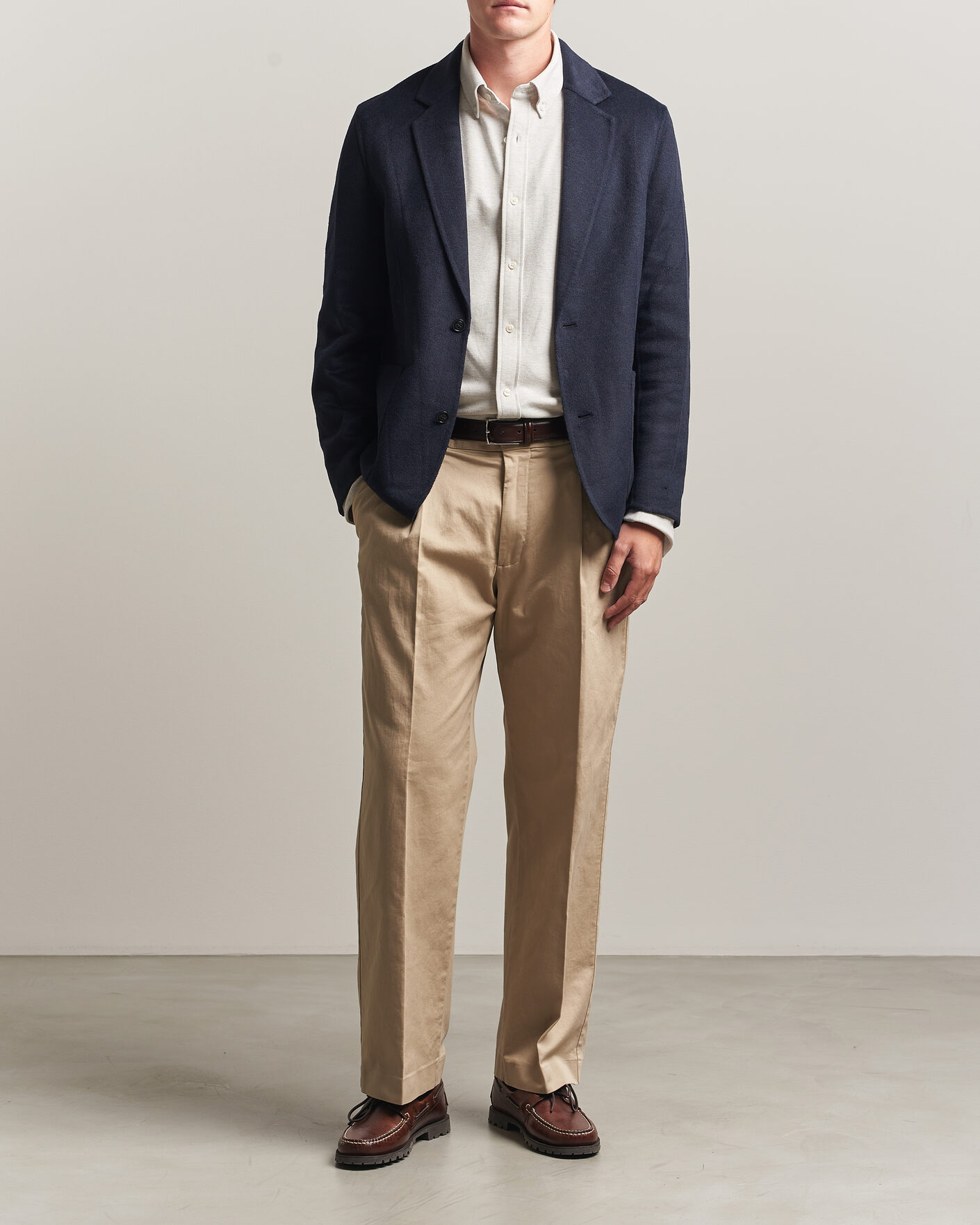 Uomini | Blazers | Gant | Handstitched Unlined Blazer Evening Blue