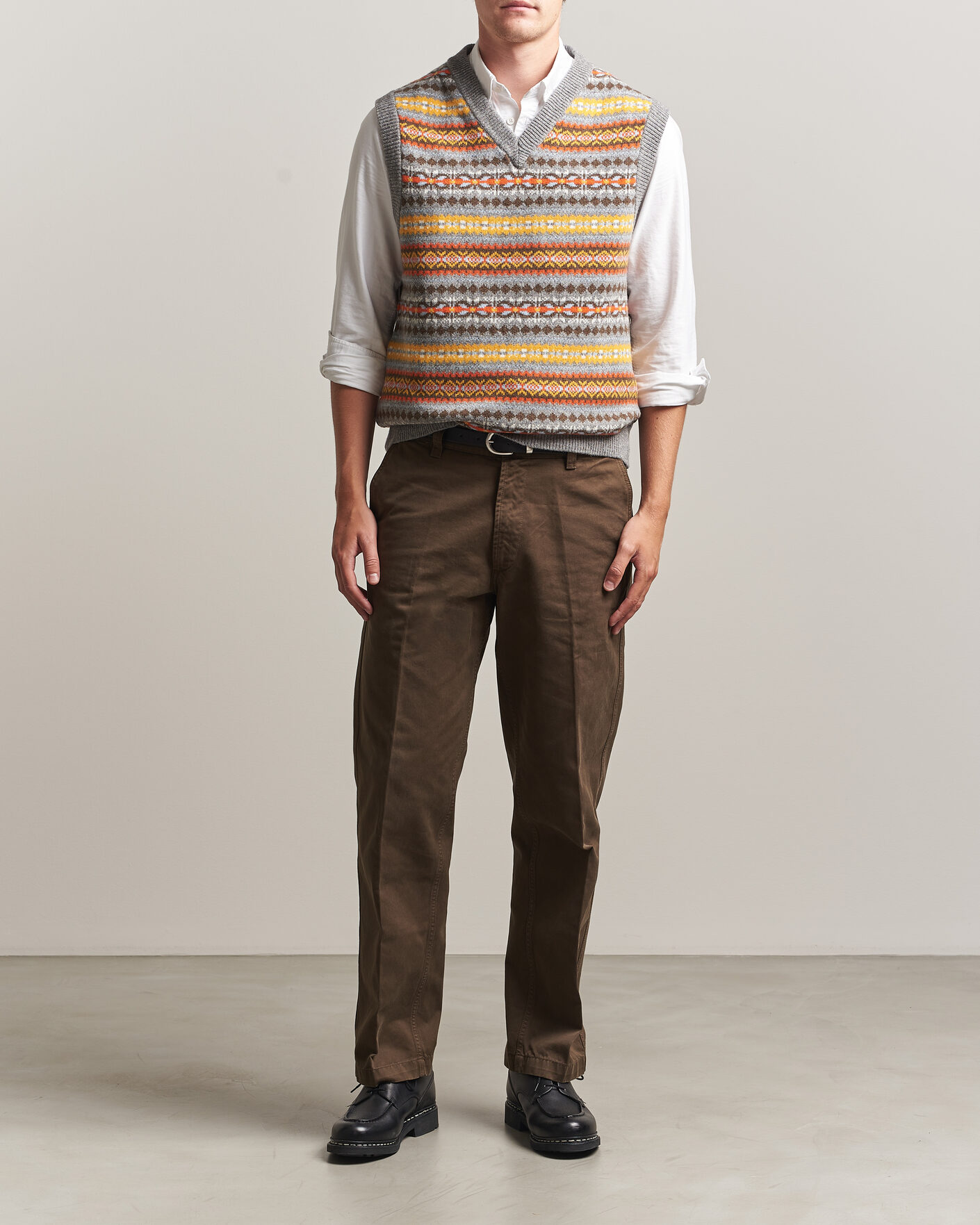 Uomini | Maglieria | Gant | Wool Knitted Fairisle Vest Multi