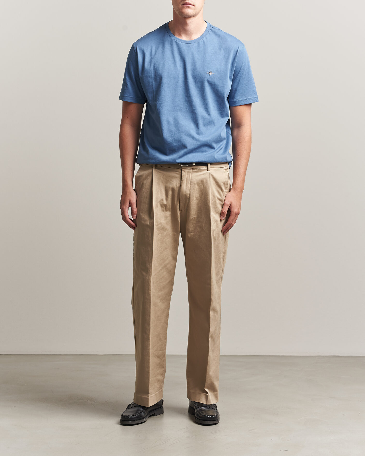 Uomini | T-shirt | Gant | The Original T-Shirt Blue Horizon