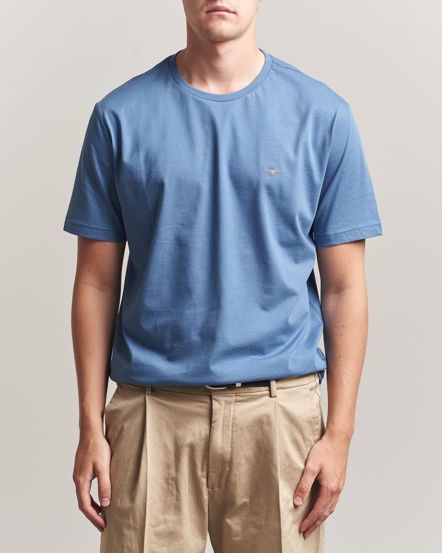 Uomini | T-shirt | Gant | The Original T-Shirt Blue Horizon
