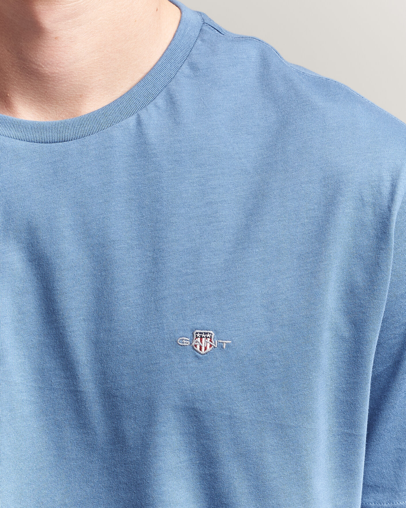 Uomini | T-shirt | Gant | The Original T-Shirt Blue Horizon