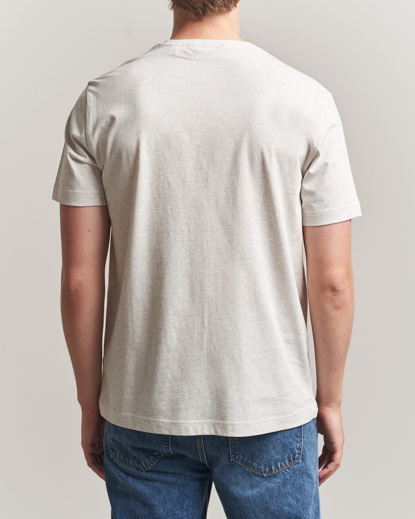 Uomini | T-shirt | Gant | The Original T-Shirt Glacier Melange