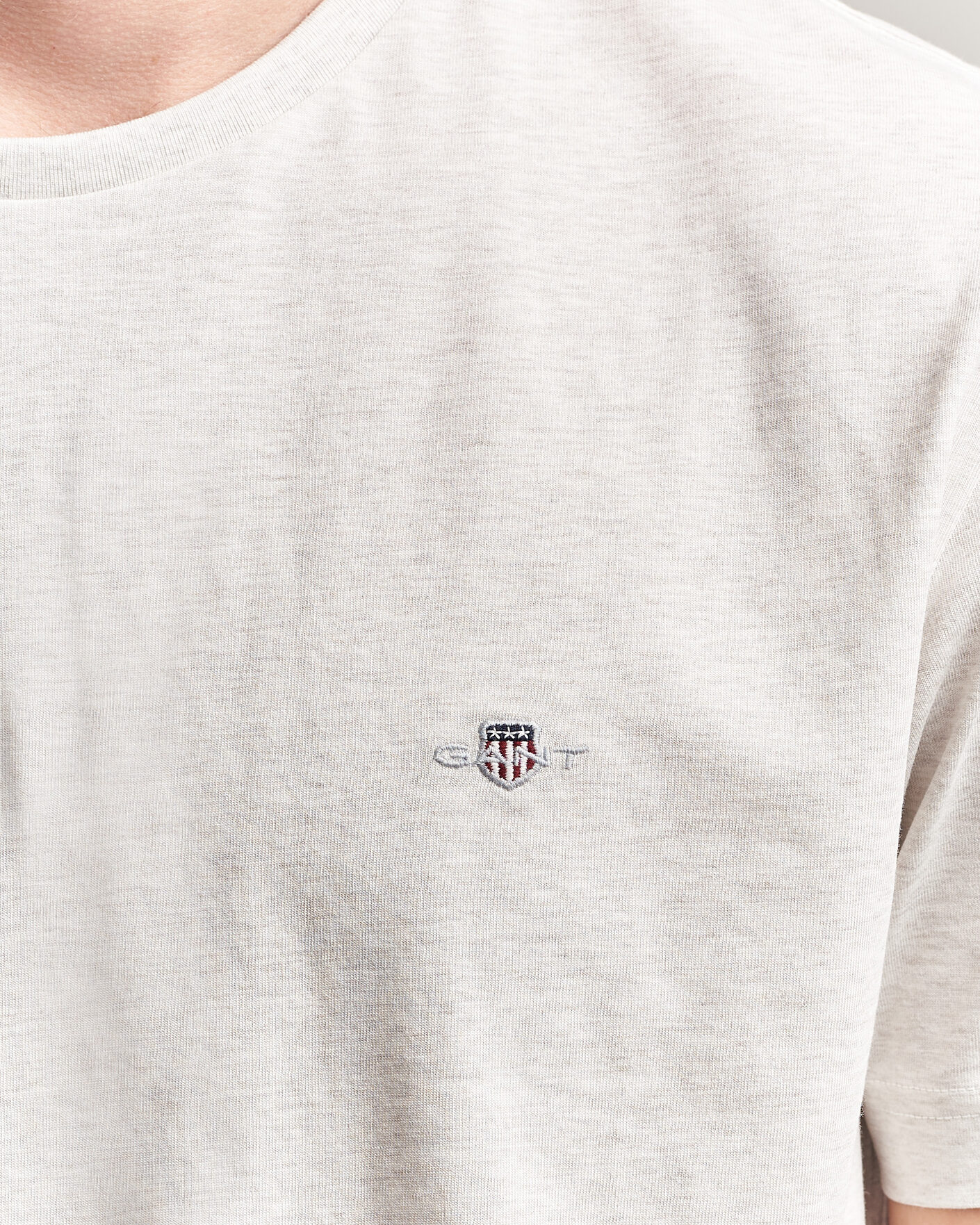 Uomini | T-shirt | Gant | The Original T-Shirt Glacier Melange