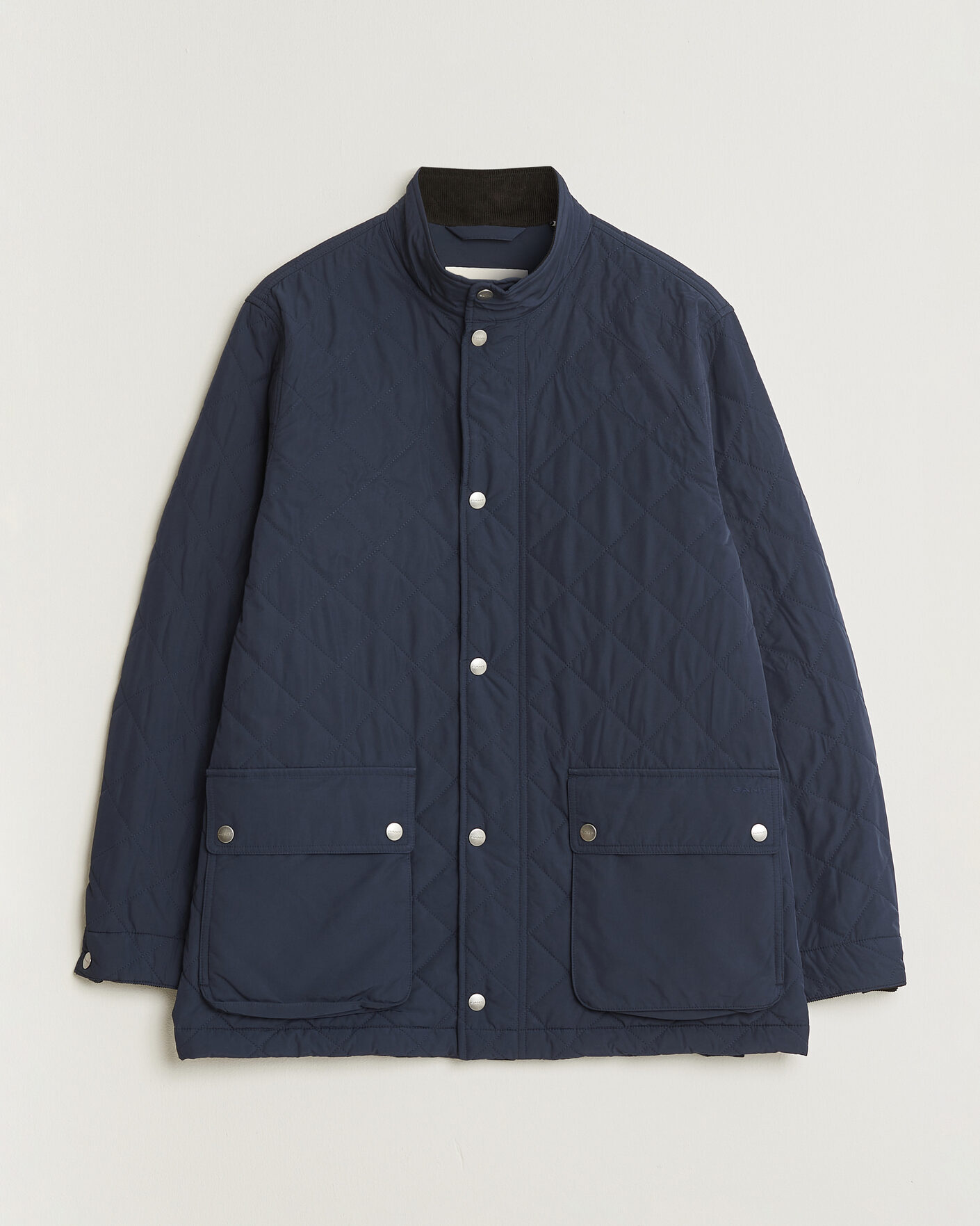 Uomini | Giacche | Gant | Classic Quilted Mid Jacket Evening Blue
