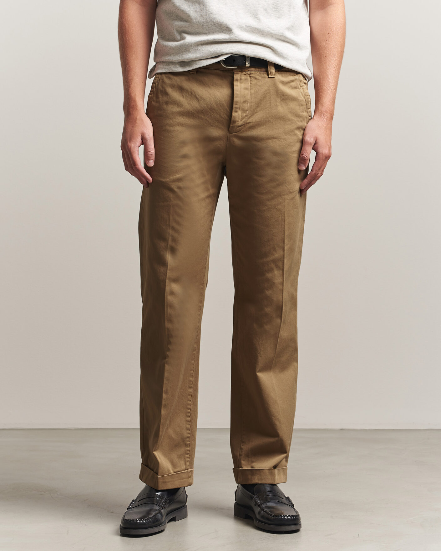 Uomini | Pantaloni | Gant | YALE Cotton Twill Chinos Darkened Beige