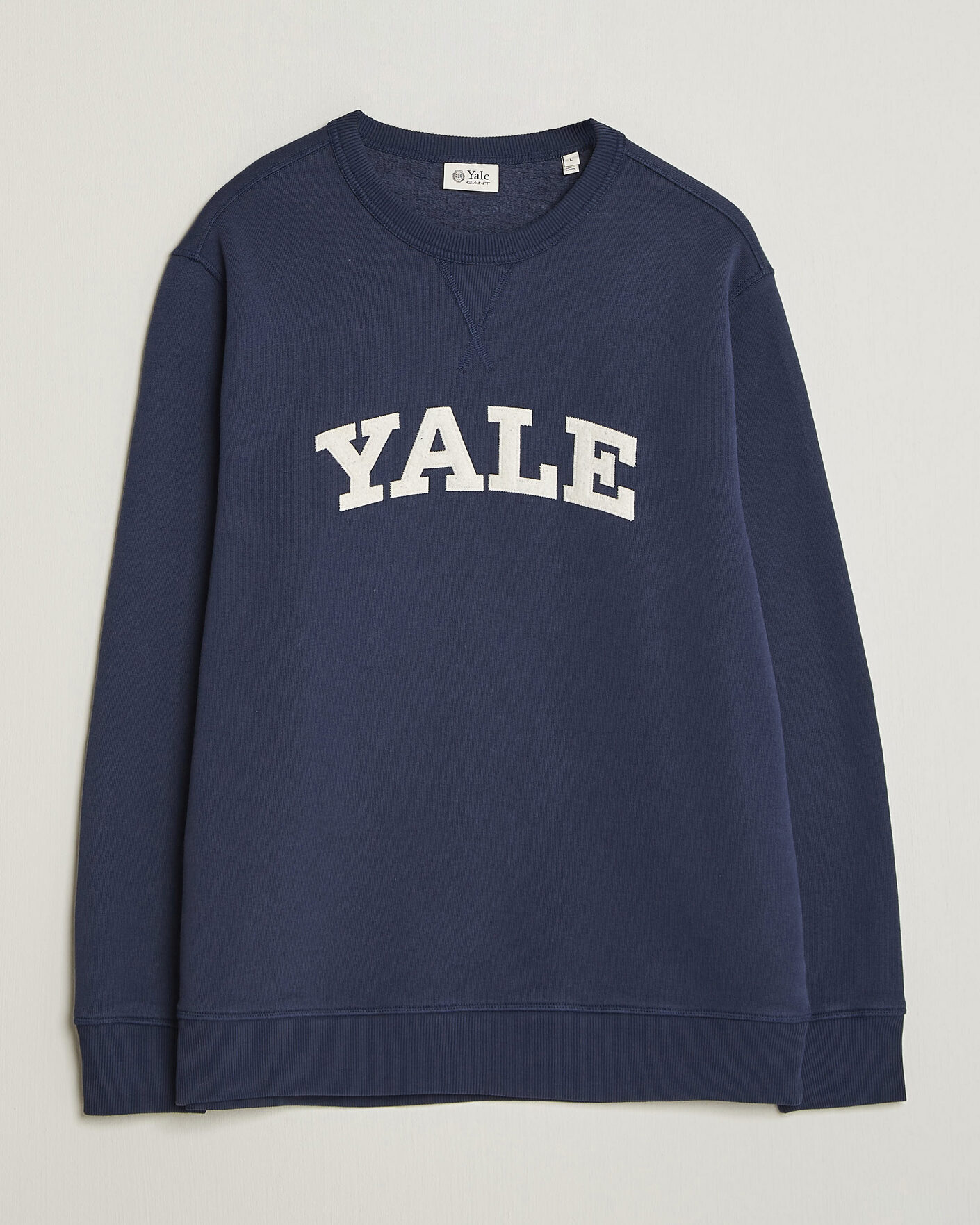 Uomini | Maglieria | Gant | YALE Crew Neck Sweatshirt Marine