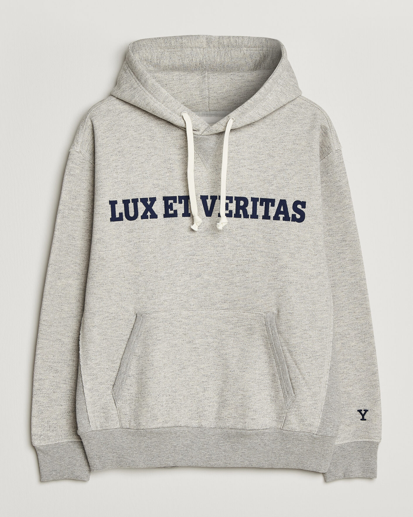 Uomini | Maglieria | Gant | YALE Hoodie Grey Melange