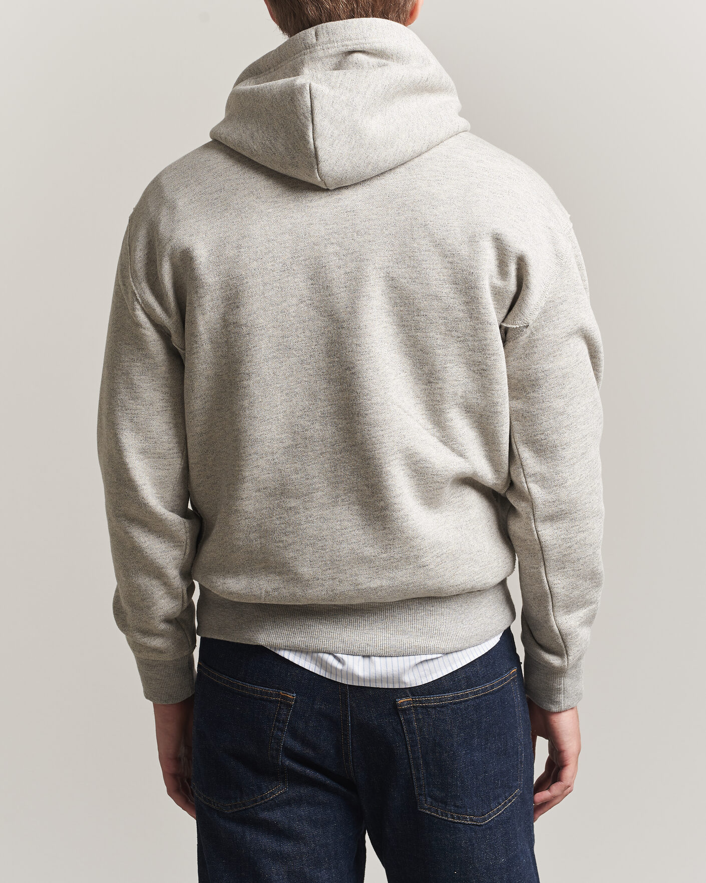 Uomini | Maglieria | Gant | YALE Hoodie Grey Melange