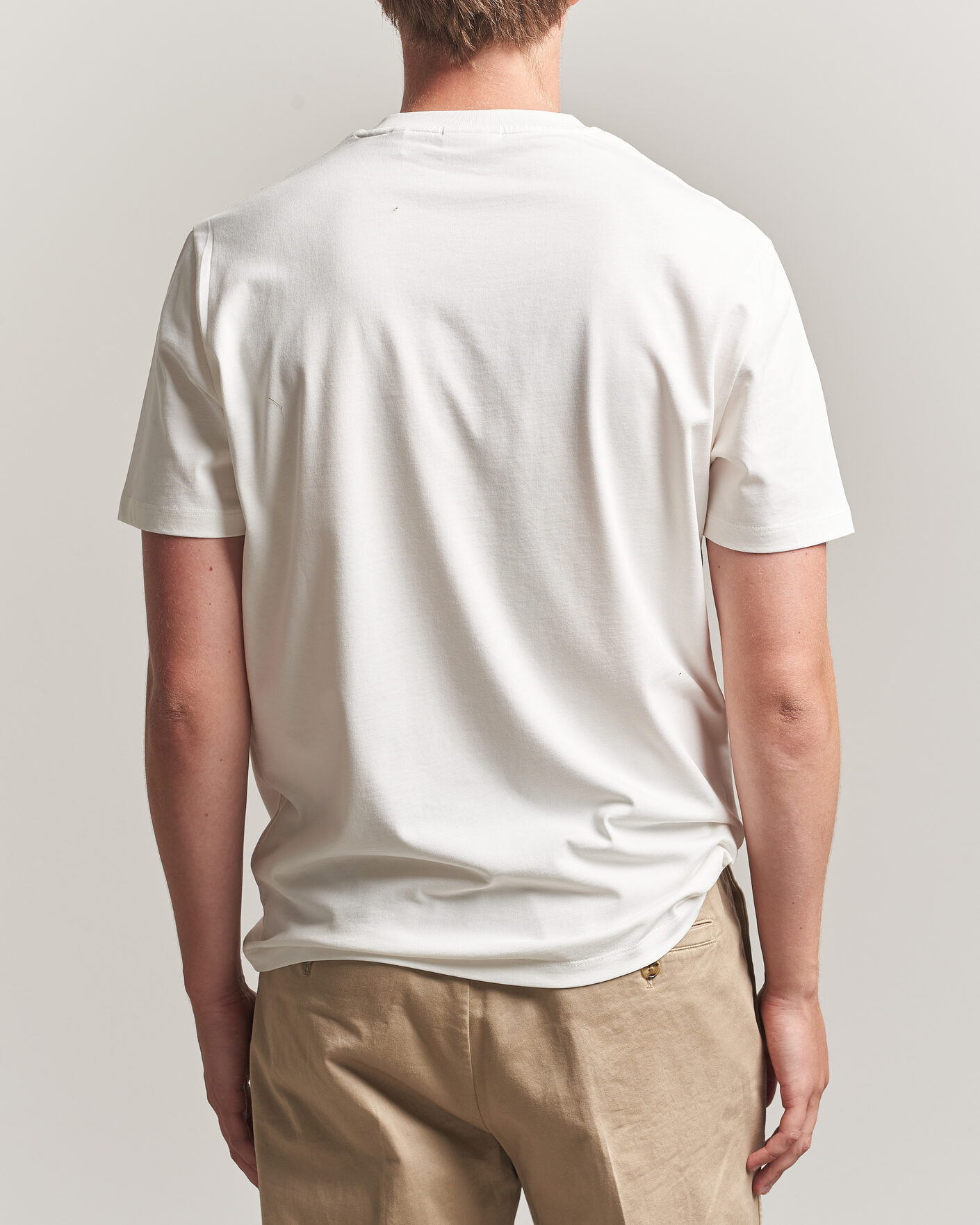 Uomini | T-shirt | Gant | YALE Crew Neck T-Shirt Eggshell