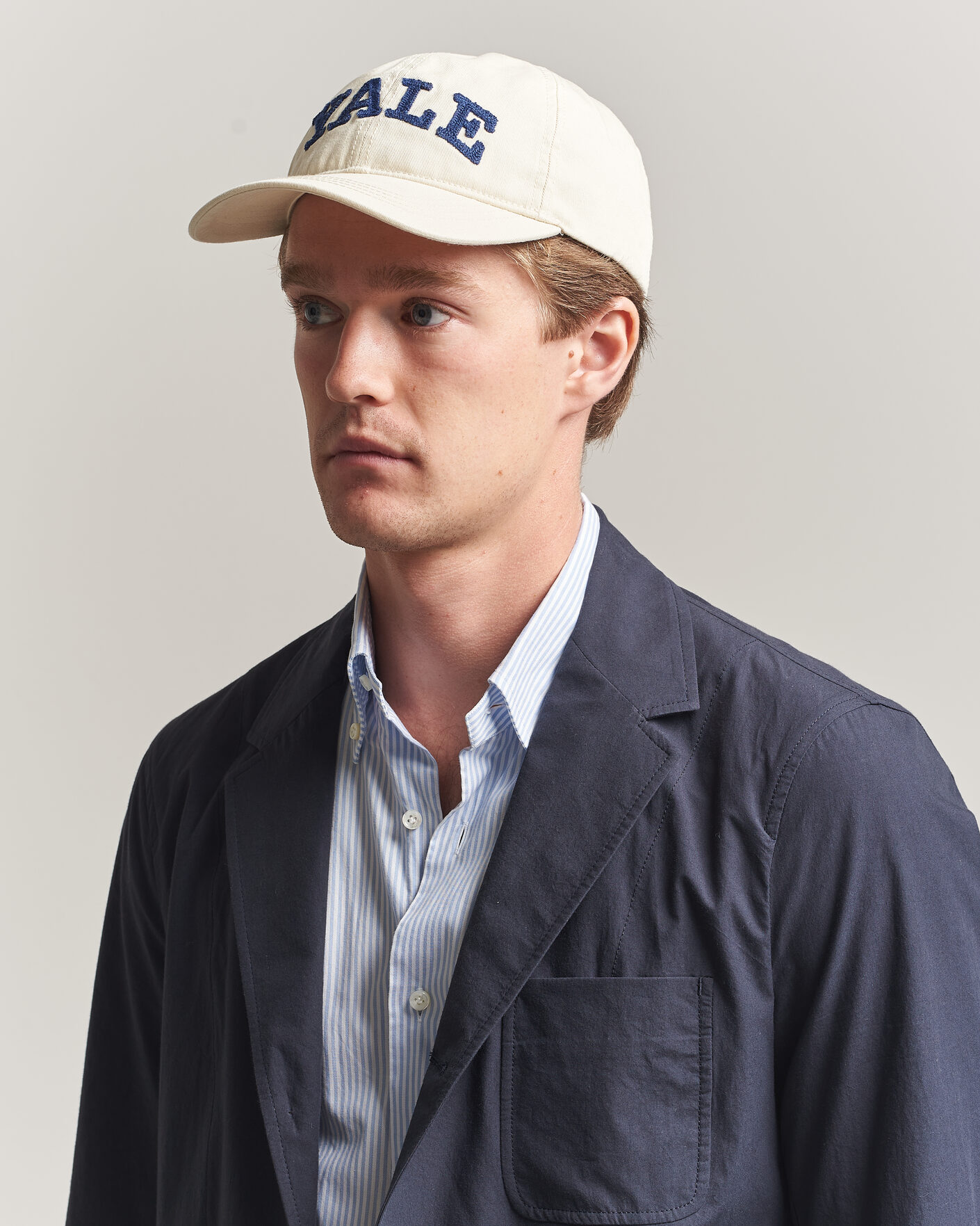 Uomini | Cappelli & Berretti | Gant | YALE Heavy Washed Cotton Twill Cap Cream