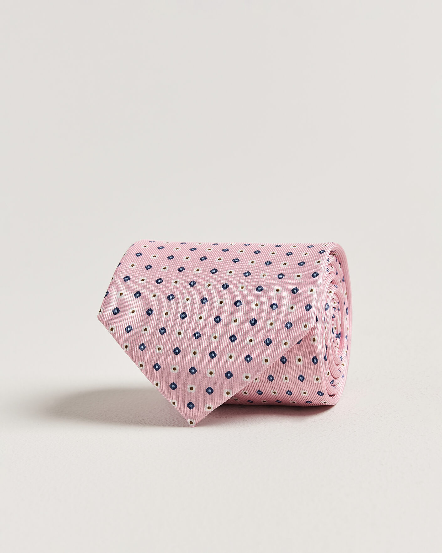 Uomini | Cravatte | E. Marinella | 3-Fold Printed Silk Tie Pink