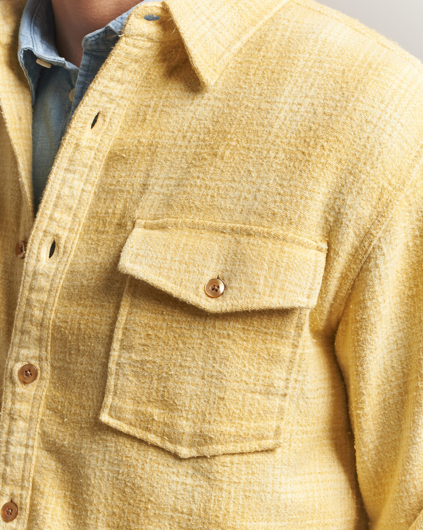 Uomini | Camicie | Pendleton | Big Pocket Shirt Cream Shadow
