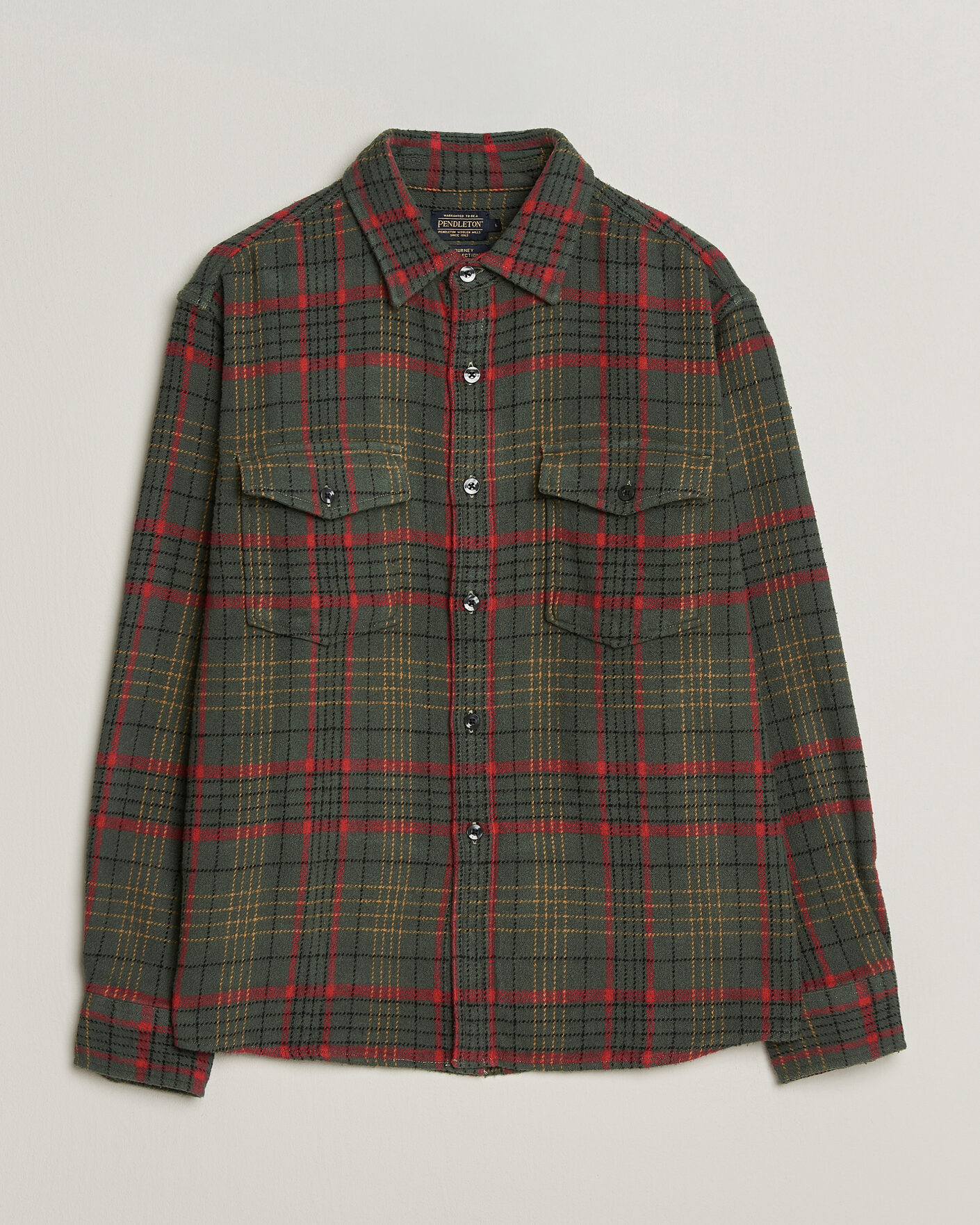 Uomini | Camicie | Pendleton | Big Pocket Shirt Green