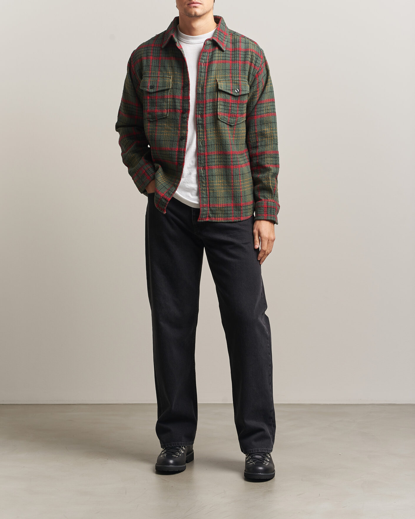 Uomini | Camicie | Pendleton | Big Pocket Shirt Green