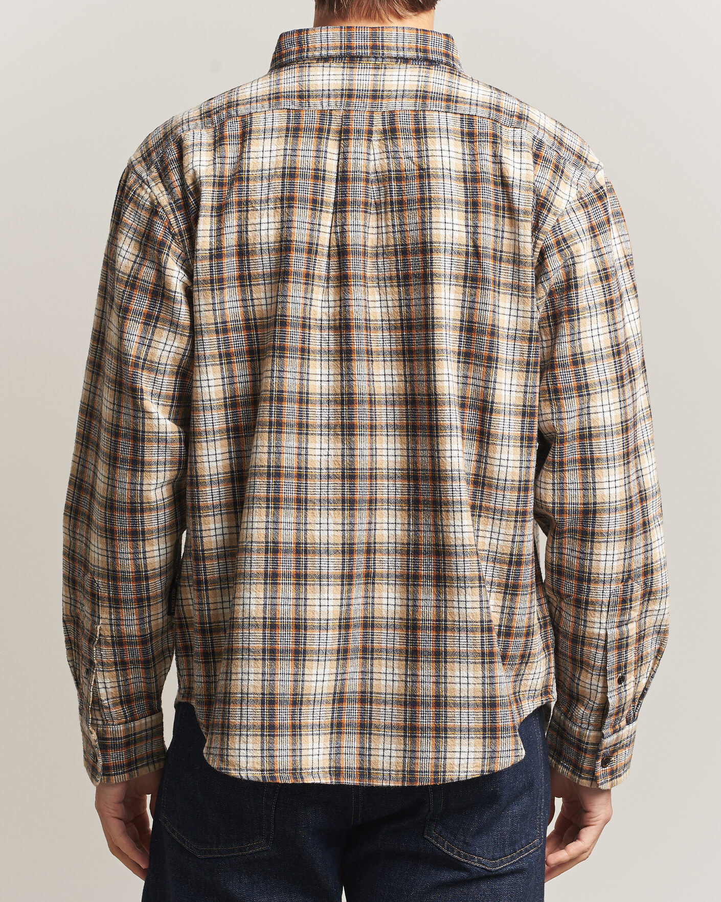 Uomini | Camicie | Pendleton | Flannel Button Down Shirt Brown Check