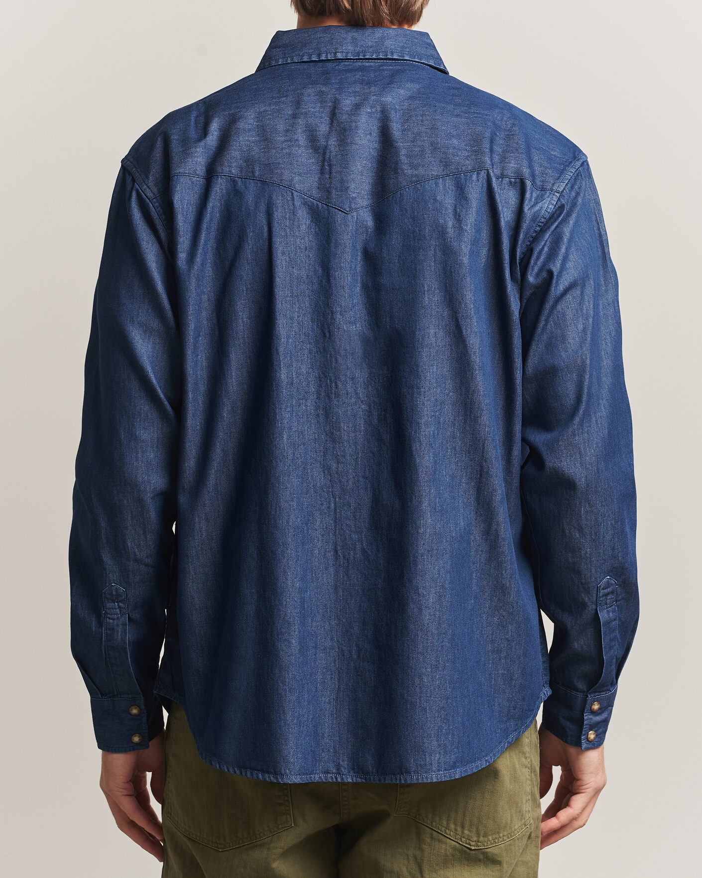 Uomini | Camicie | Pendleton | Chandler Western Shirt Indigo Chambray