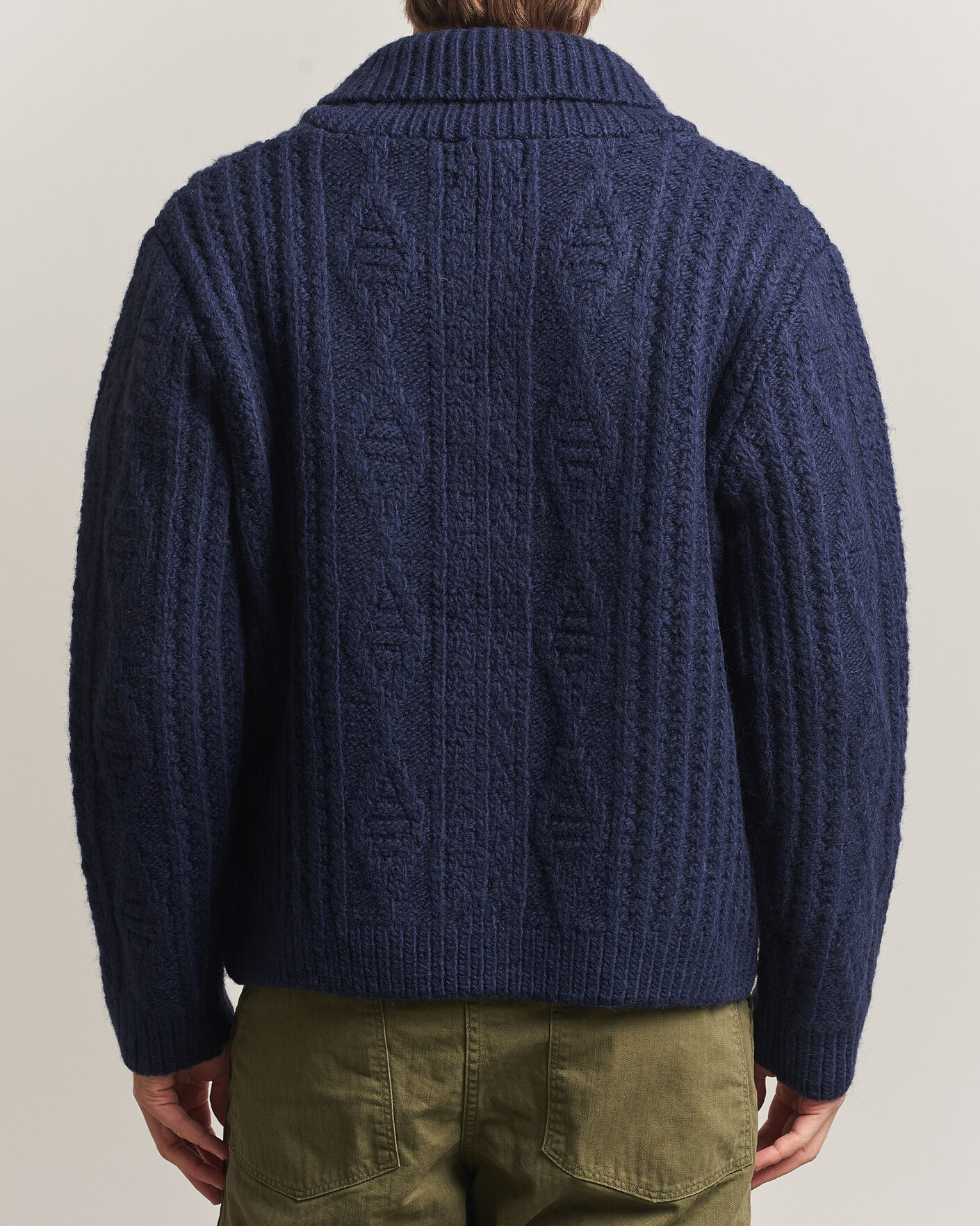 Uomini | Maglieria | Pendleton | Hoop Zip Cardigan Navy