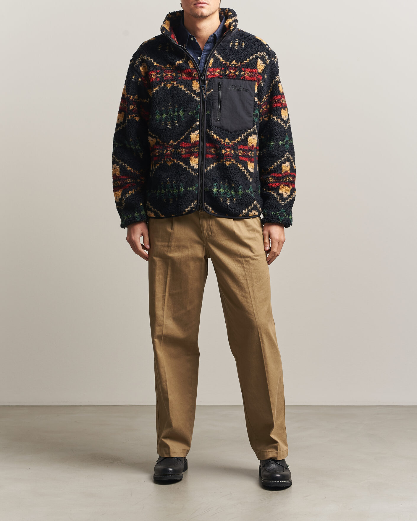Uomini | Maglieria | Pendleton | Jacquard Sherpa Fleece Four Corners