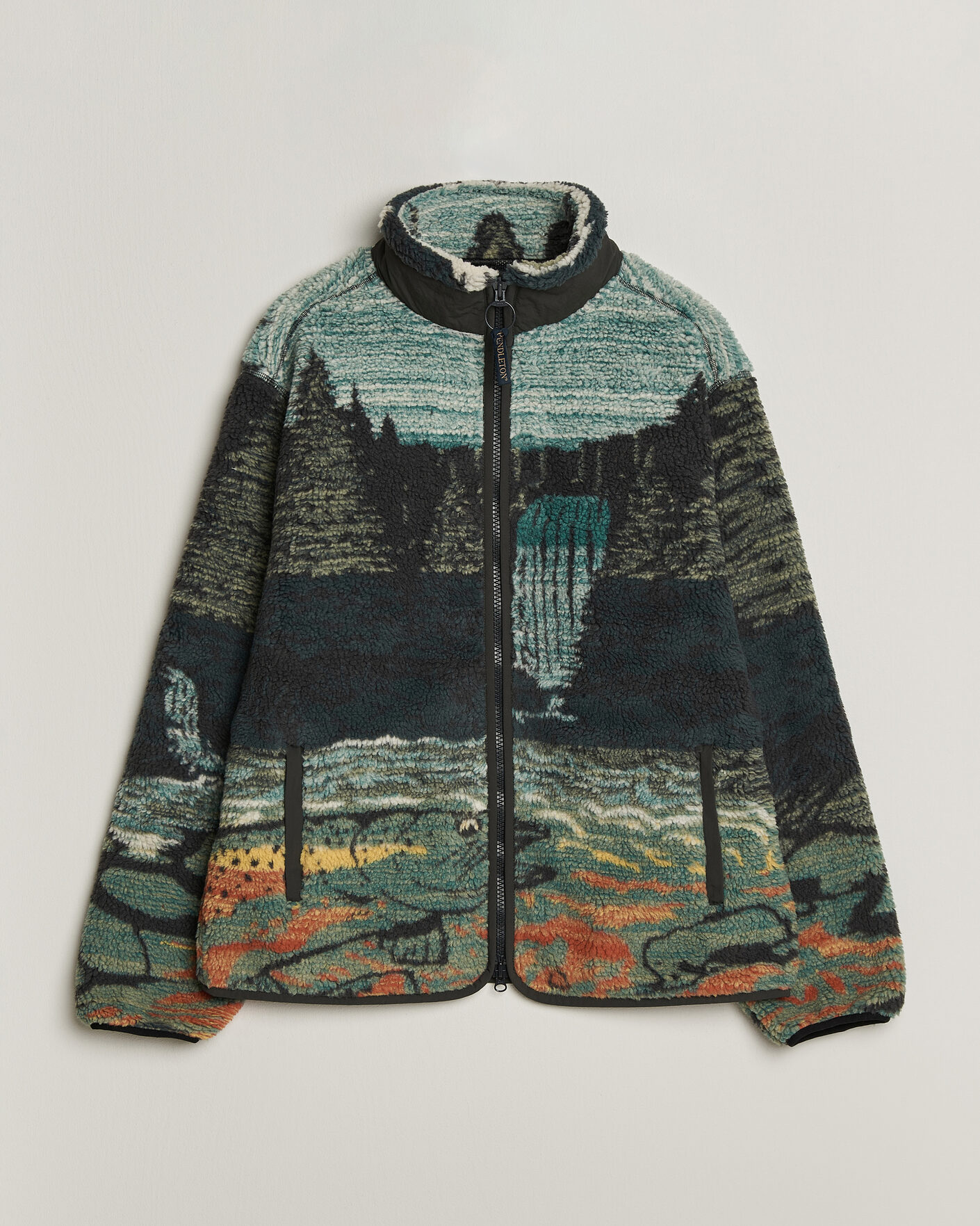 Uomini | Maglieria | Pendleton | Jacquard Sherpa Fleece Salmon Falls