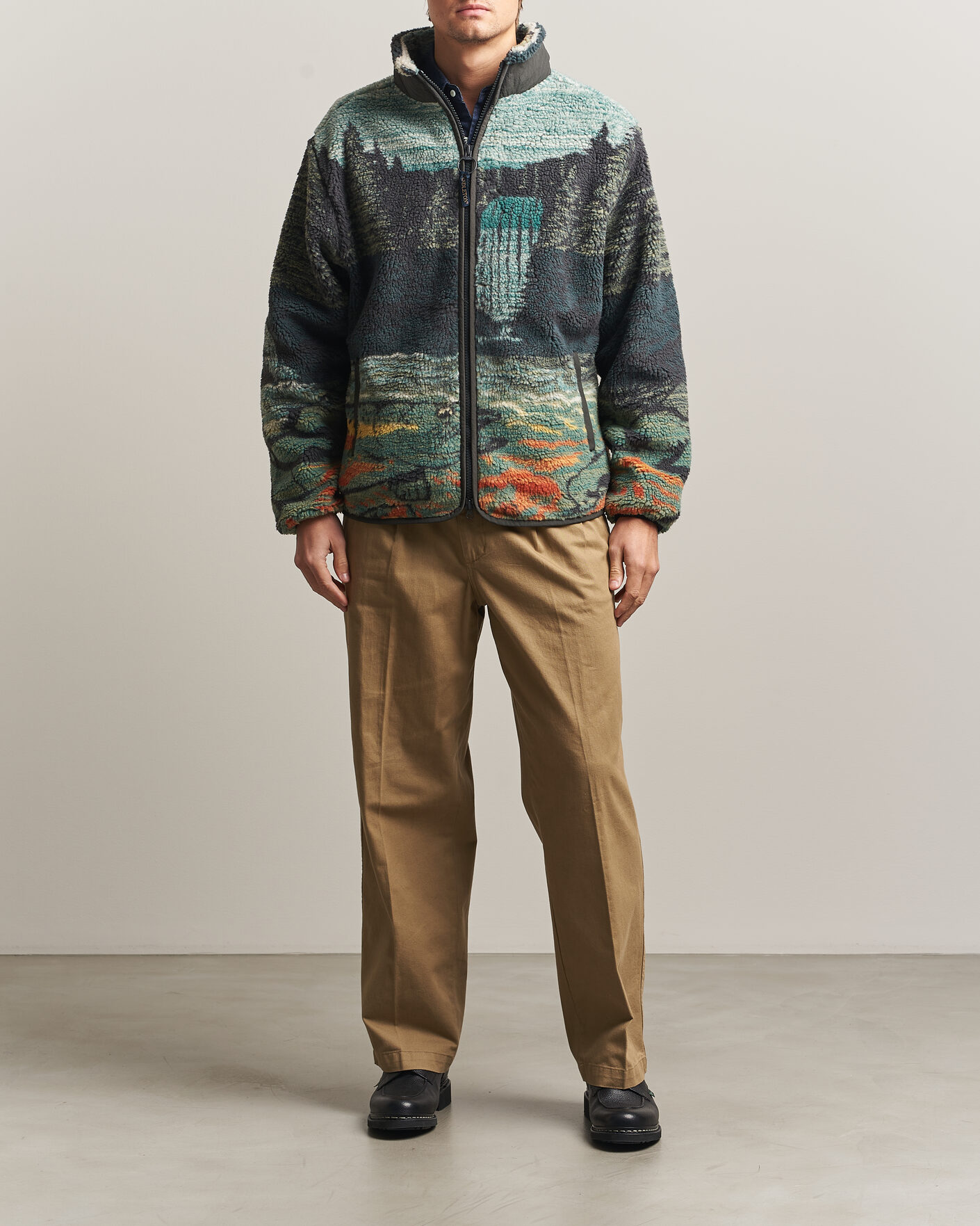Uomini | Maglieria | Pendleton | Jacquard Sherpa Fleece Salmon Falls