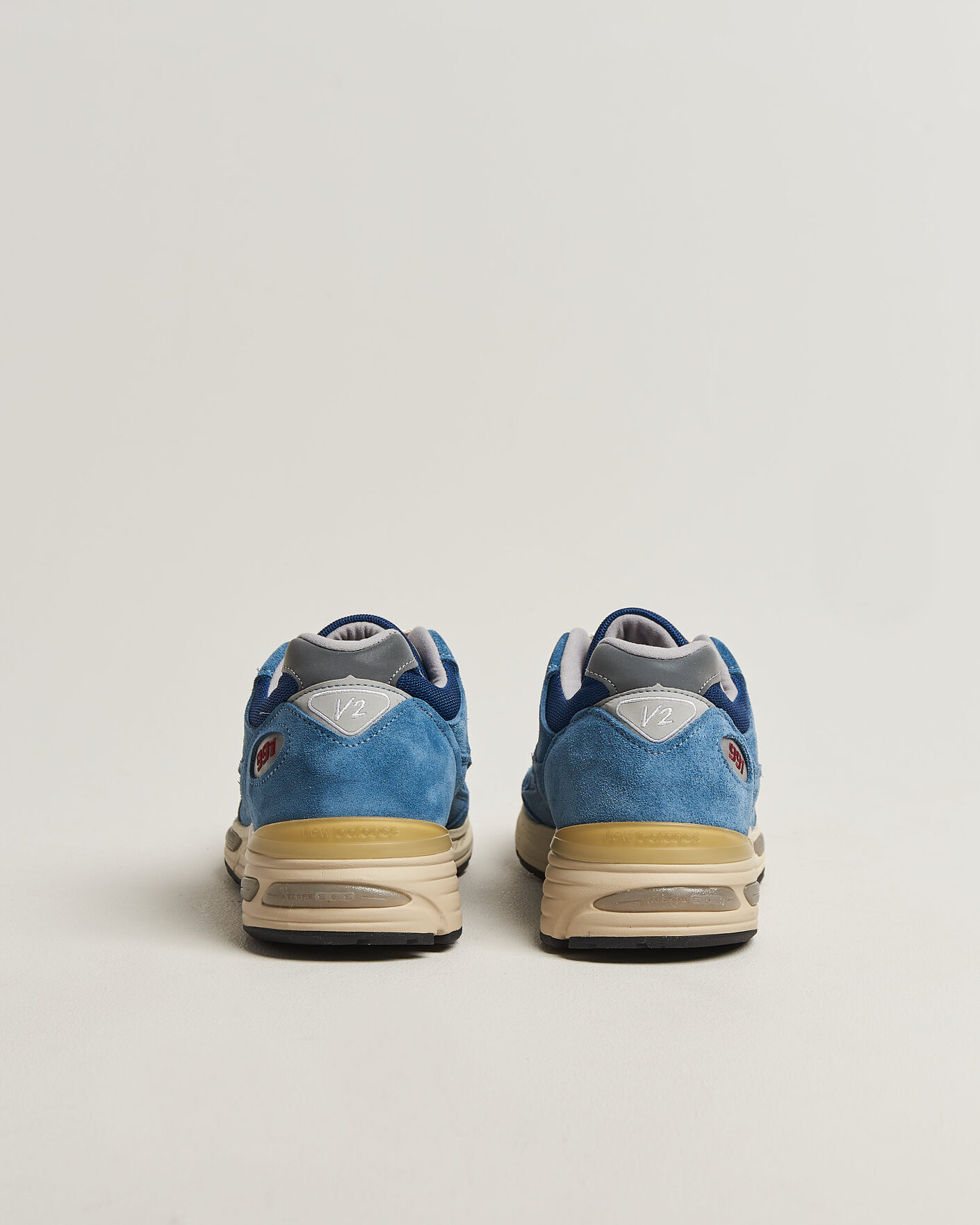 Uomini | Sneakers | New Balance Made In US & UK | New Balance Made in Made in UK 991v2 Vintage Sports Bluesteel