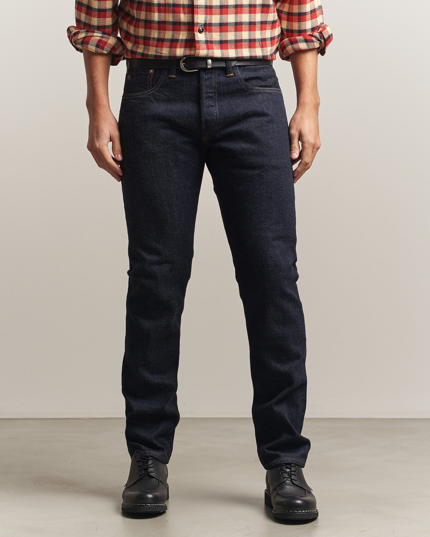 Uomini | Jeans | RRL | Slim Fit Selvedge Jeans East/West Rinse
