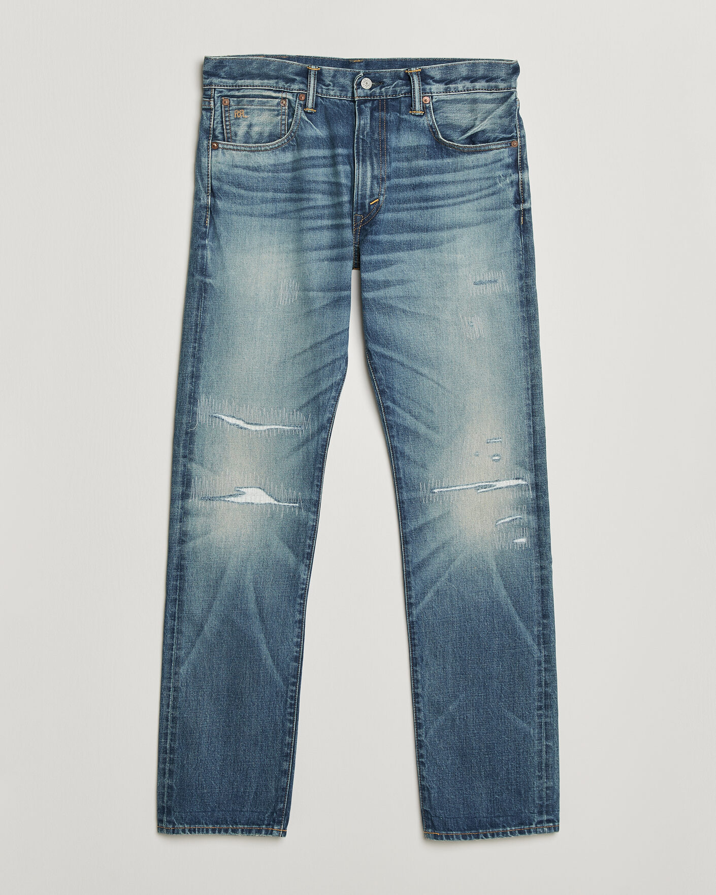 Uomini | Jeans | RRL | Slim Fit Selvedge Jeans Clearford Wash