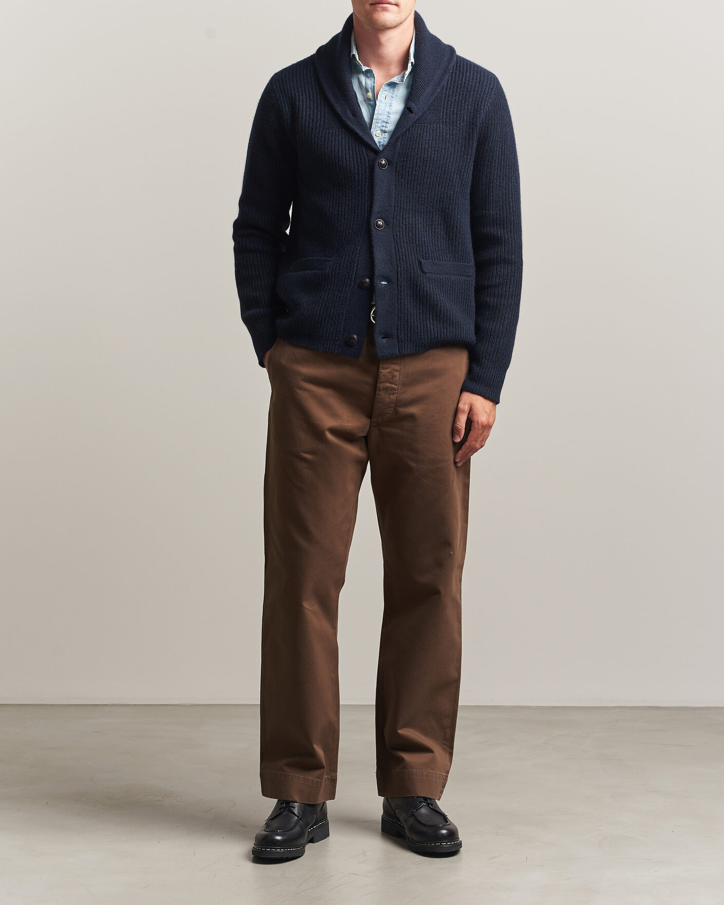 Uomini | Pantaloni | RRL | Field Chino Dark Brown