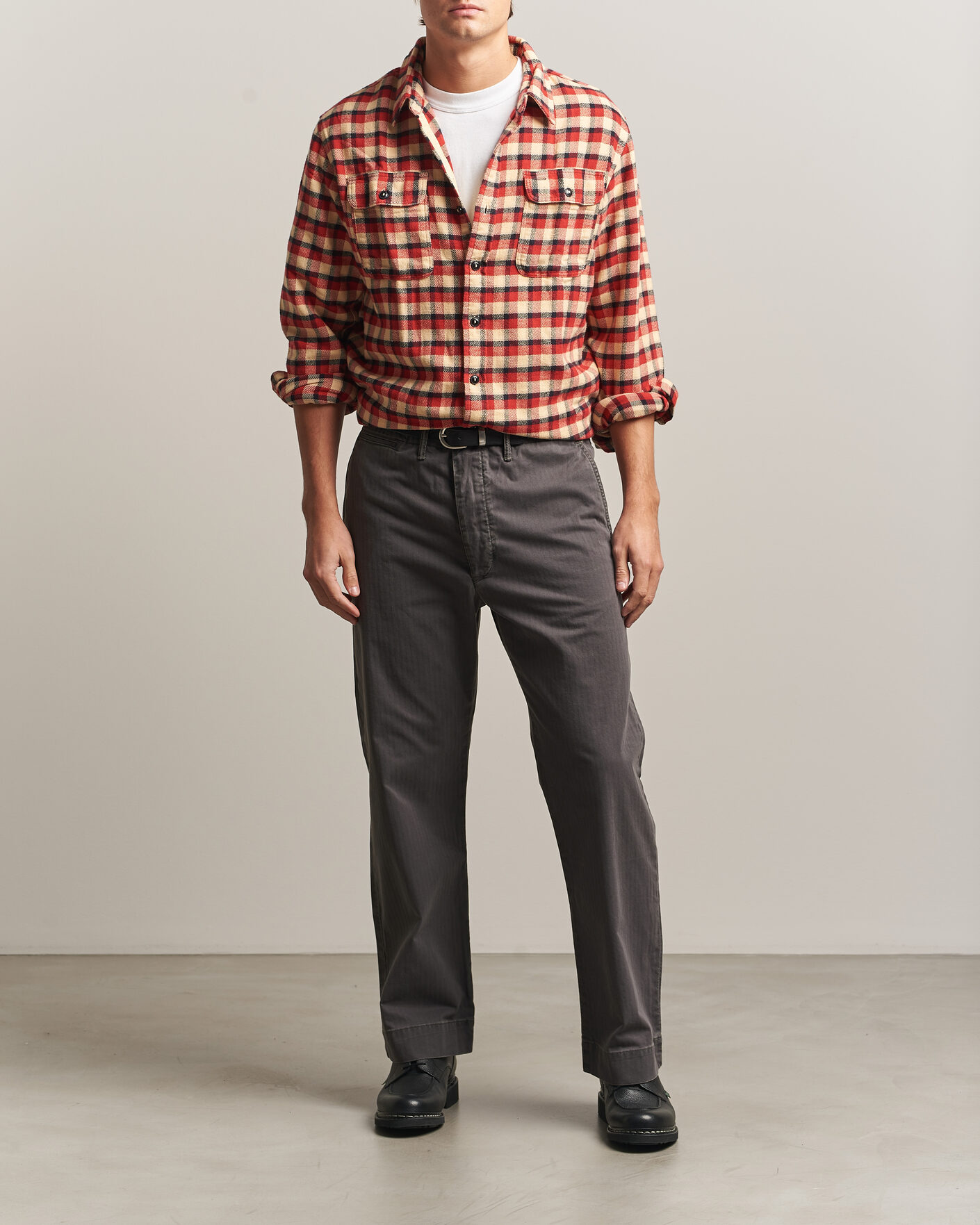 Uomini | Pantaloni | RRL | Field Chino Black