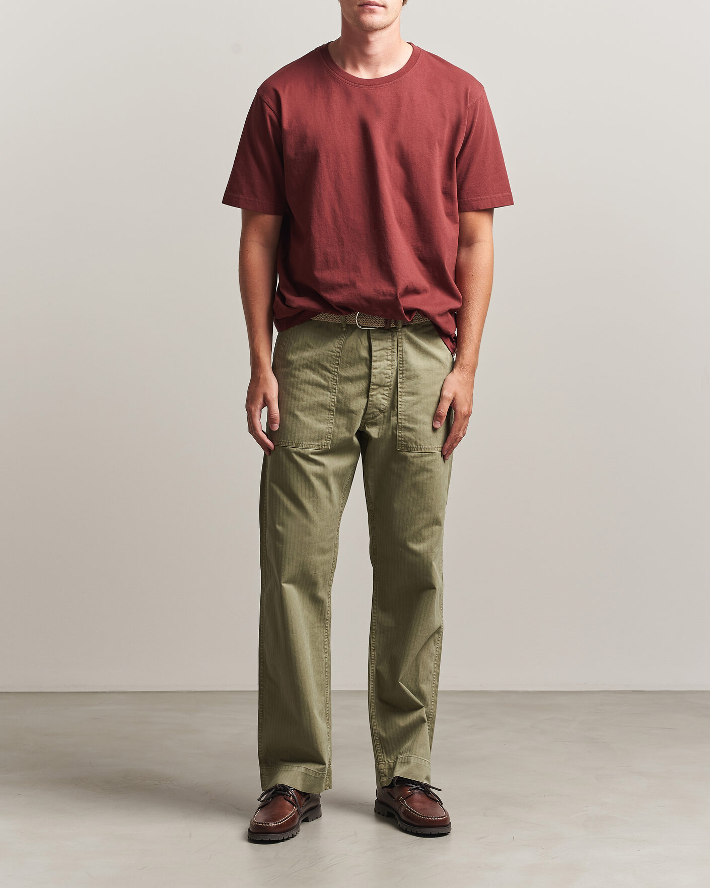 Uomini | Pantaloni | RRL | Army Utility Pants Brewster Green
