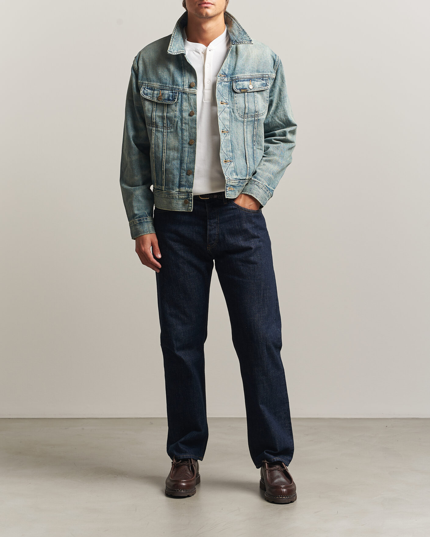 Uomini | Giacche | RRL | Lot 271 Denim Jacket Leeland Wash