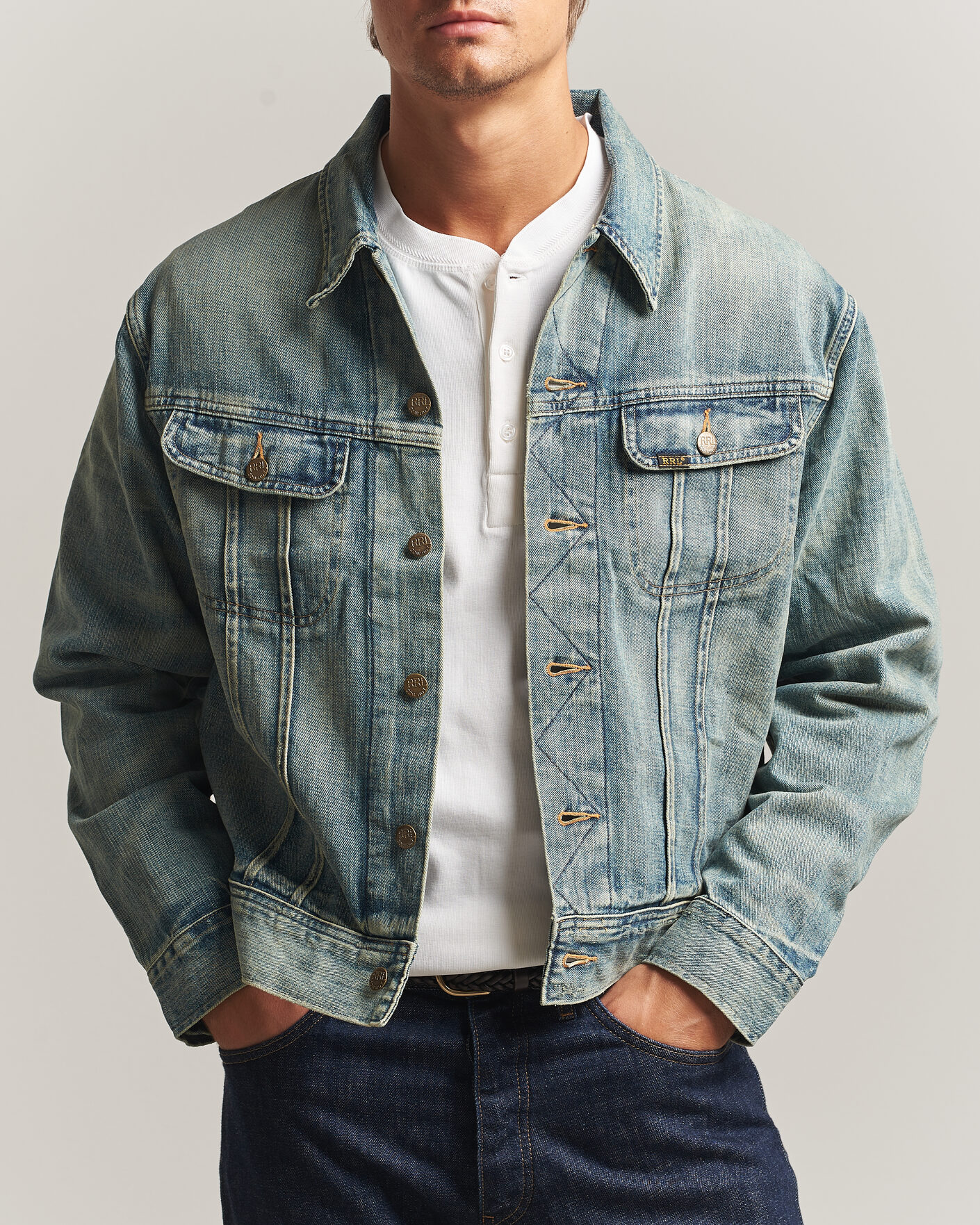 Uomini | Giacche | RRL | Lot 271 Denim Jacket Leeland Wash