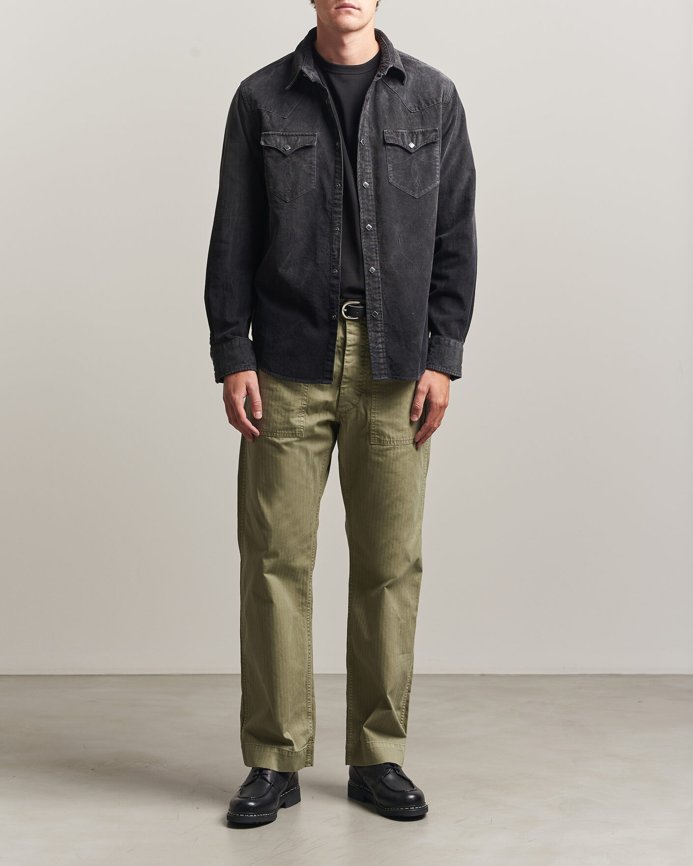 Uomini | Camicie | RRL | Buffalo Western Shirt Black