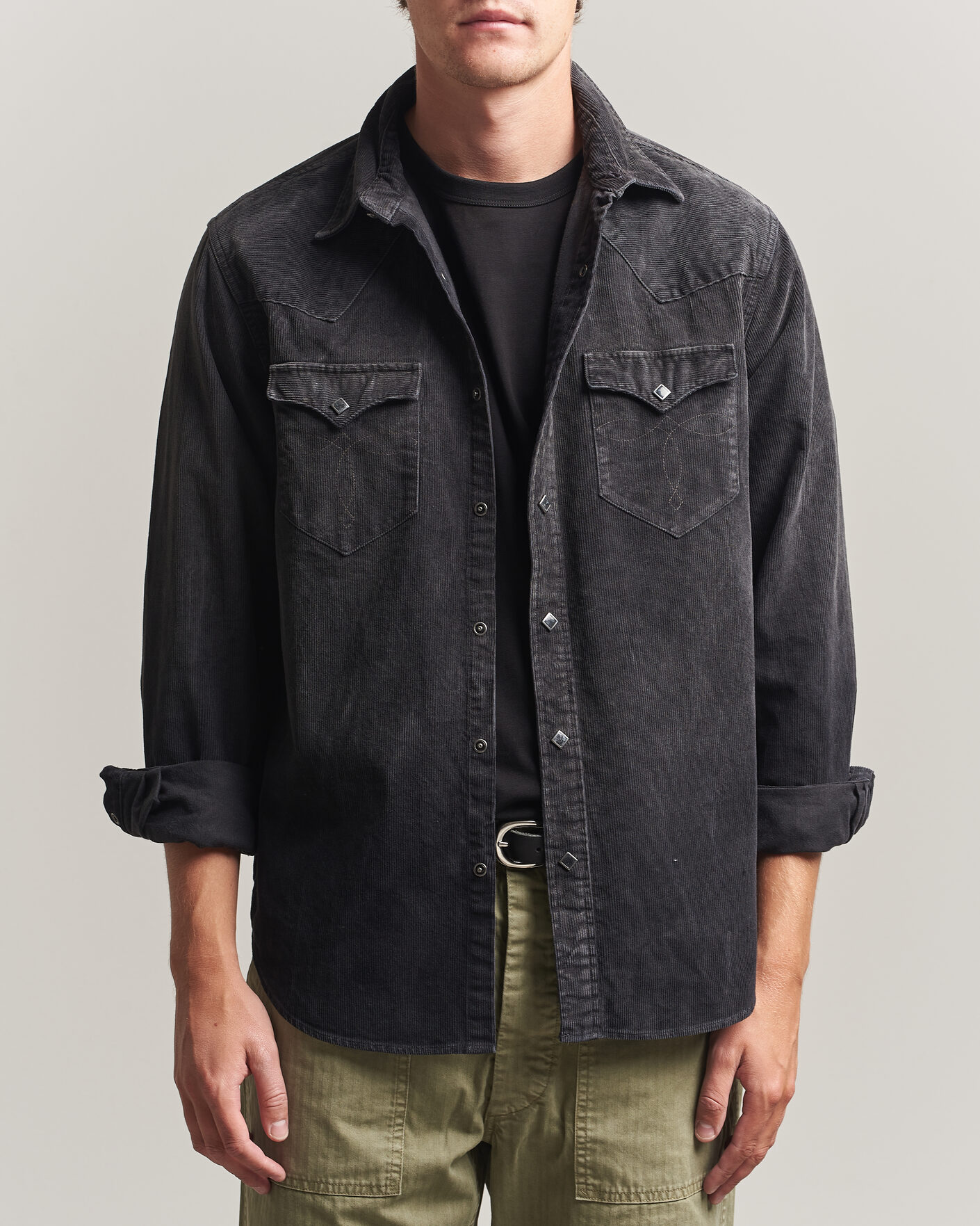 Uomini | Camicie | RRL | Buffalo Western Shirt Black