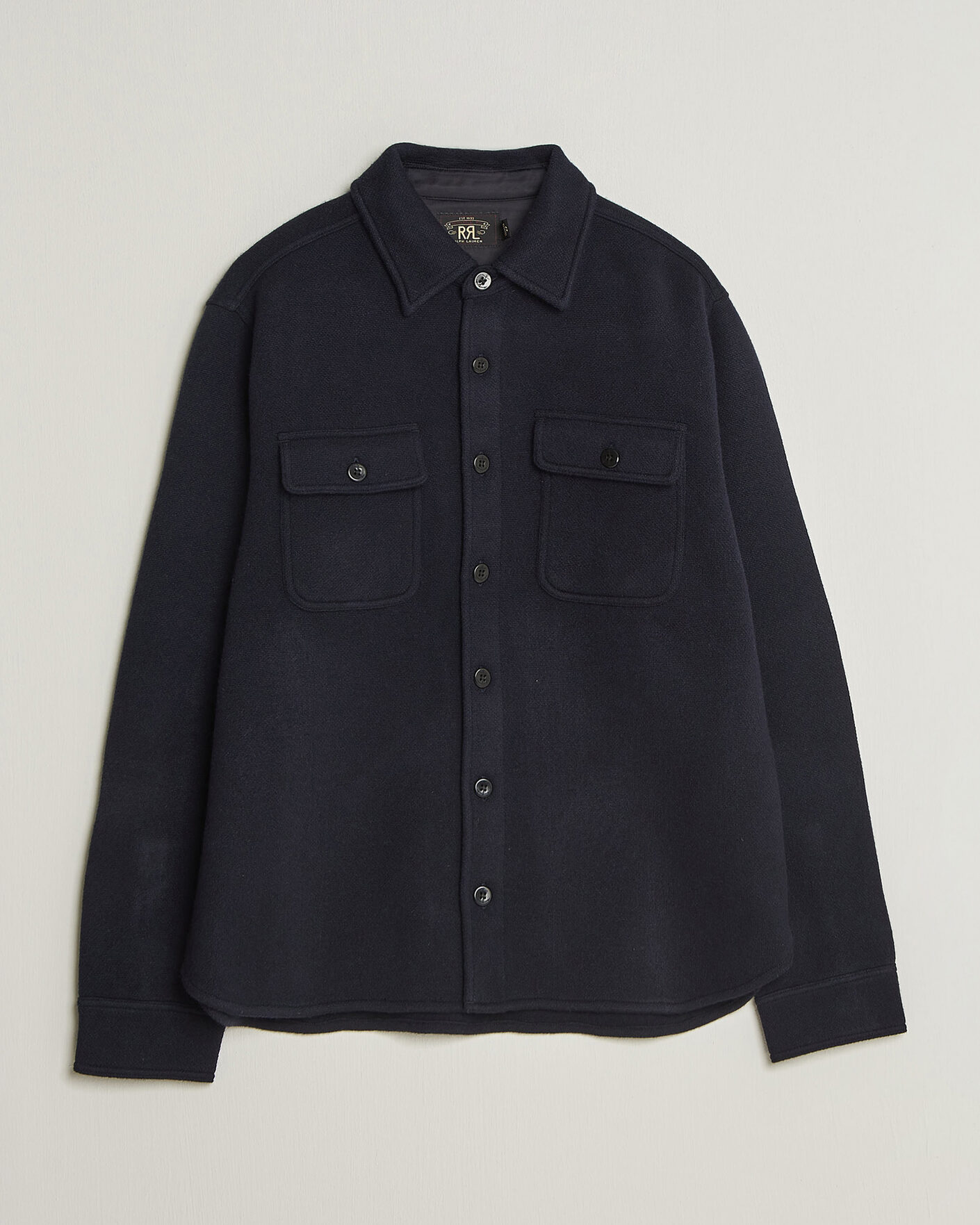 Uomini | Camicie | RRL | CPO Cardigan Shirt Navy